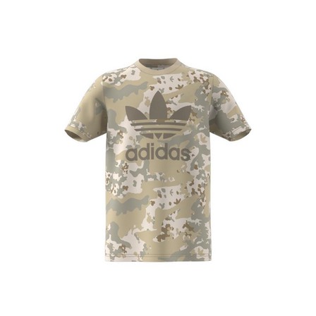 Kids Unisex Camo T-Shirt, Beige, A901_ONE, large image number 8