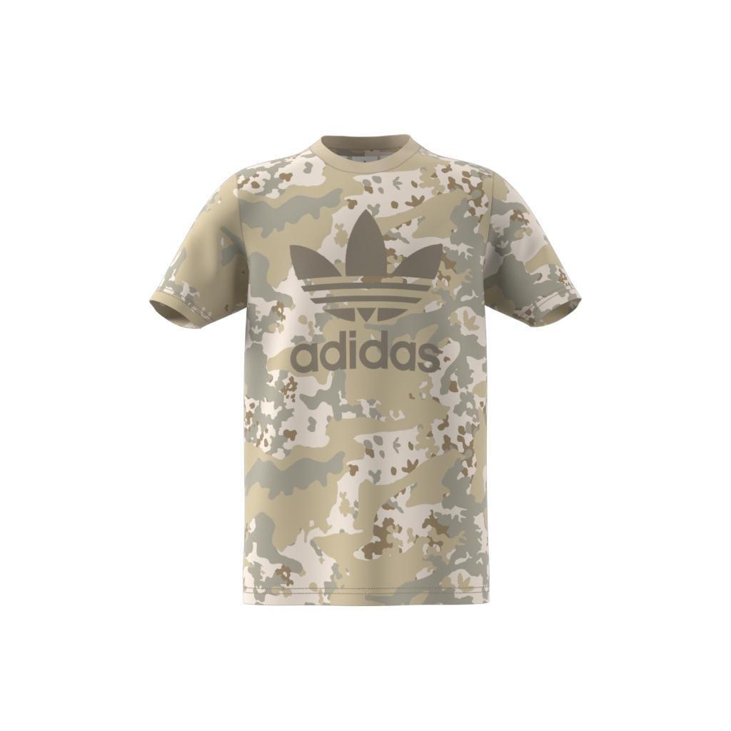 Unisex Kids Camo T-Shirt, Beige, A901_ONE, large image number 8