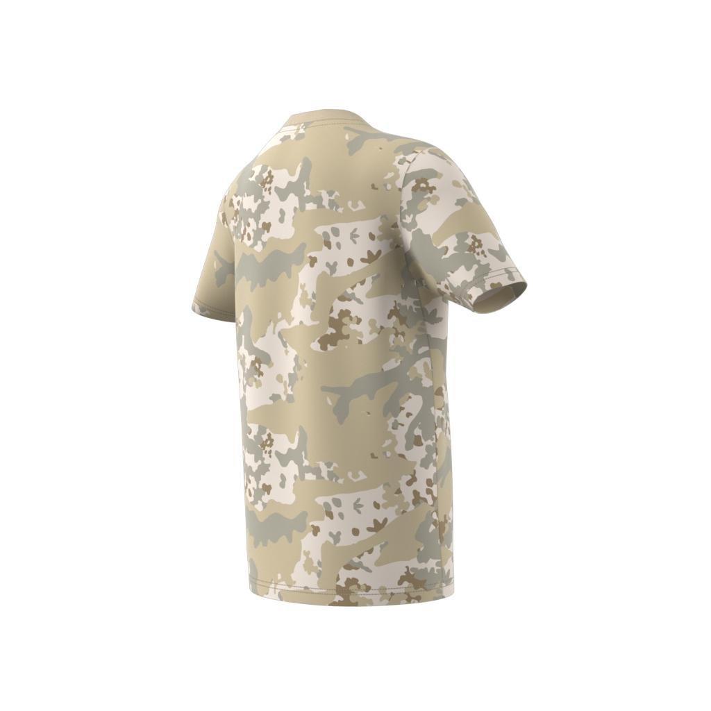 Unisex Kids Camo T-Shirt, Beige, A901_ONE, large image number 10