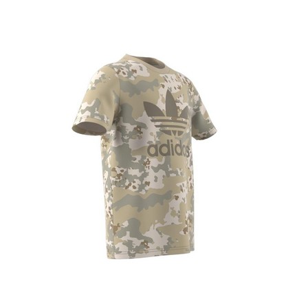 Kids Unisex Camo T-Shirt, Beige, A901_ONE, large image number 11