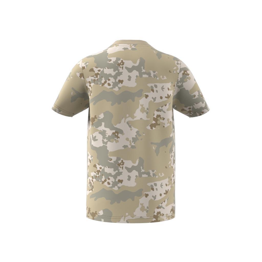 Unisex Kids Camo T-Shirt, Beige, A901_ONE, large image number 12