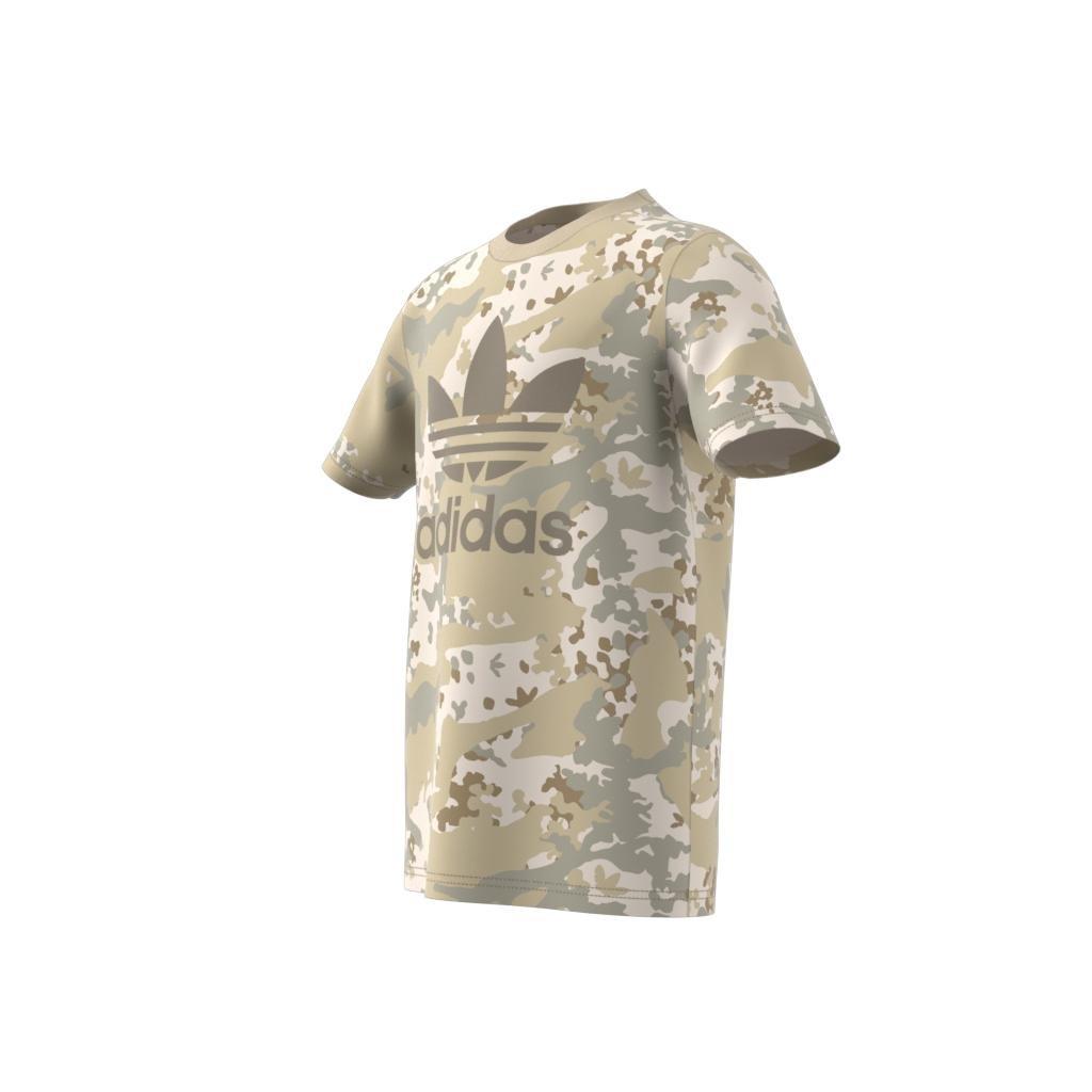 Unisex Kids Camo T-Shirt, Beige, A901_ONE, large image number 13