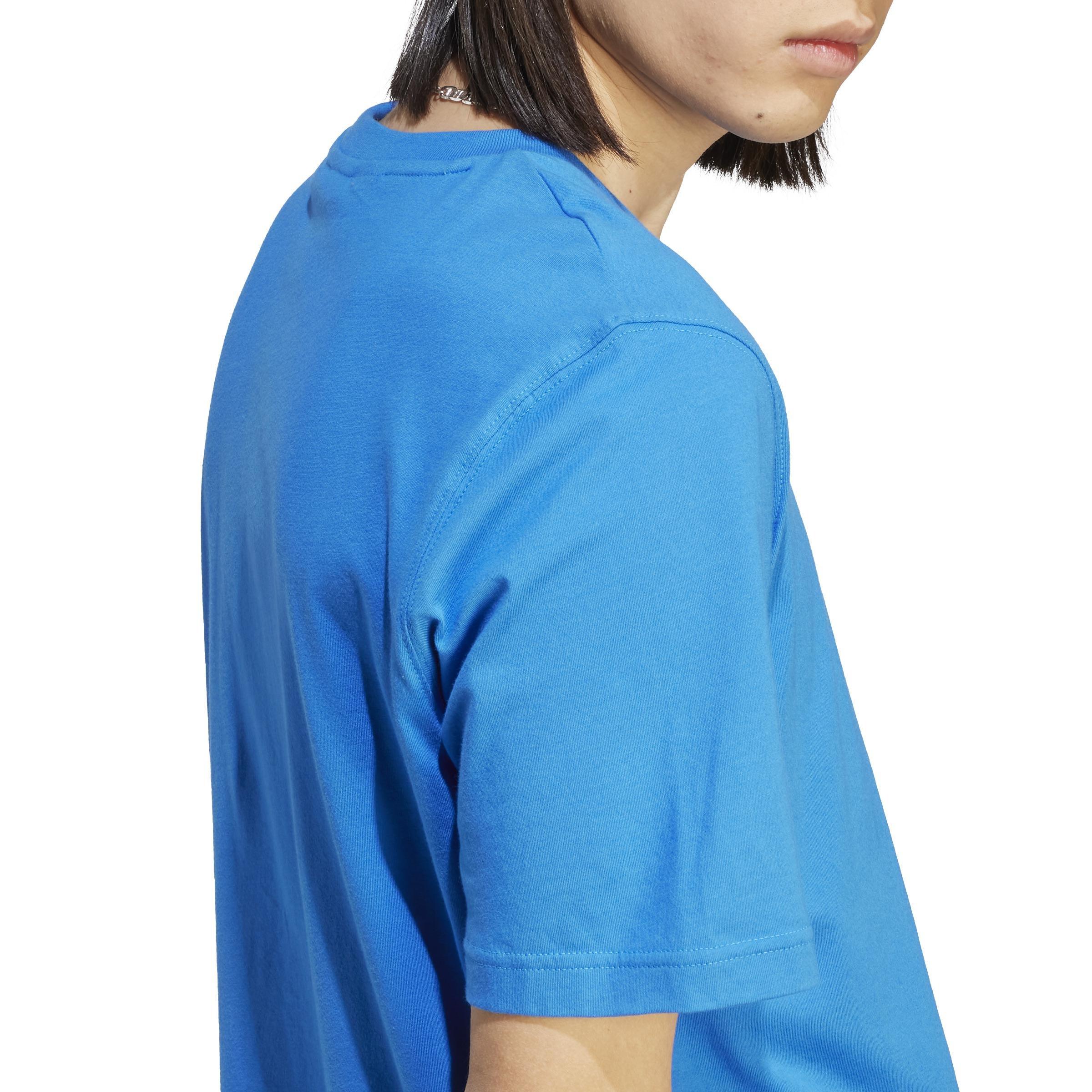 Trefoil T-Shirt, Blue, A901_ONE, large image number 5