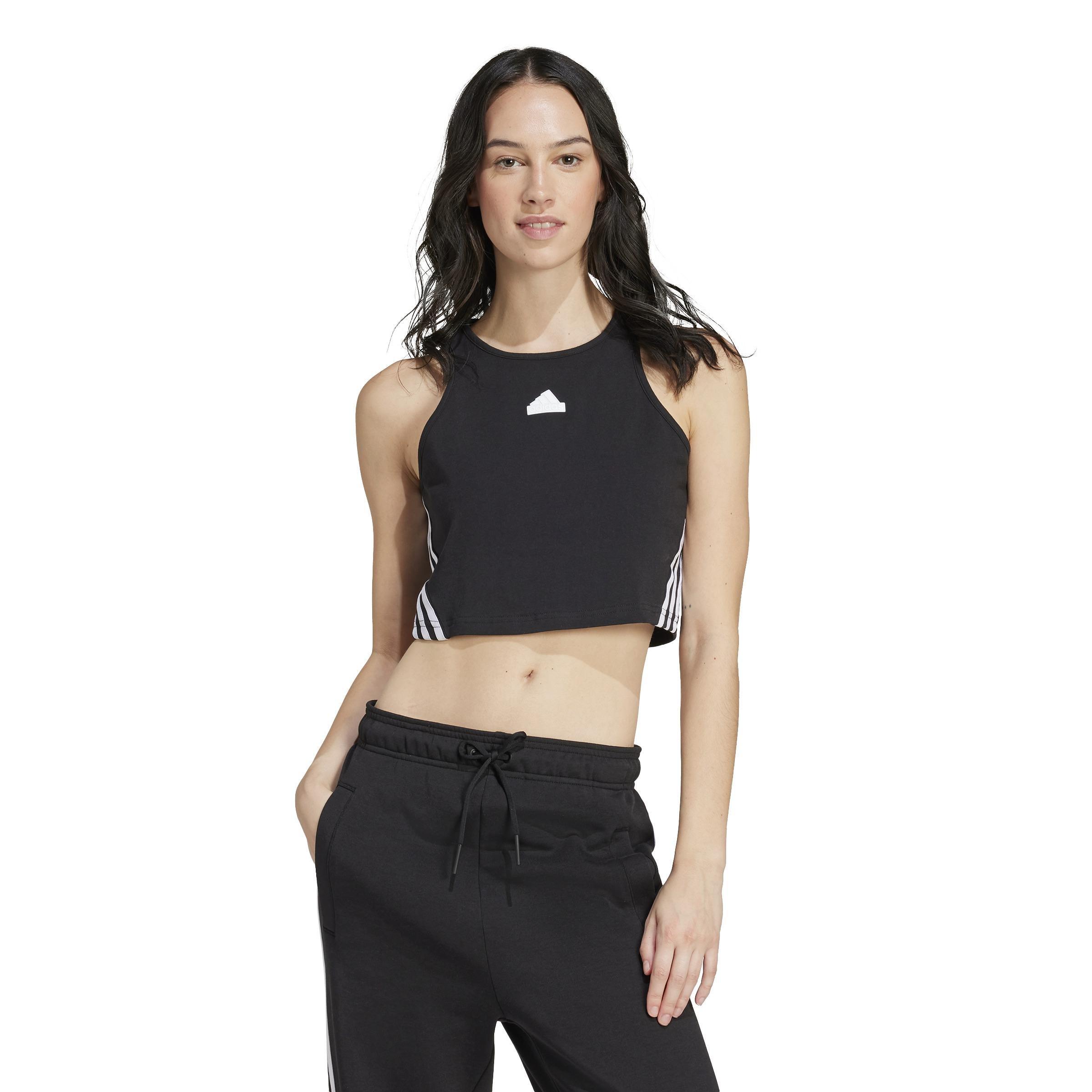 Future Icons 3-Stripes Tank Top, Black, A901_ONE, large image number 6
