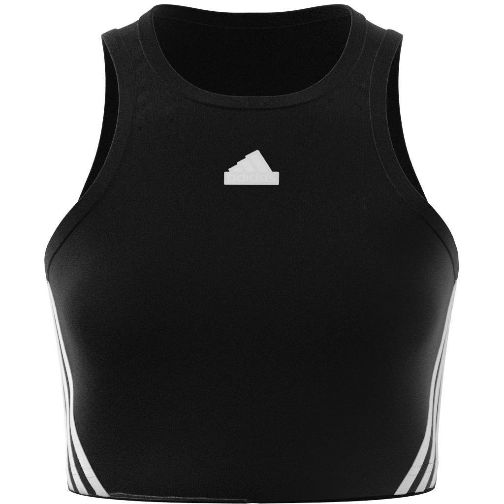Future Icons 3-Stripes Tank Top, Black, A901_ONE, large image number 8