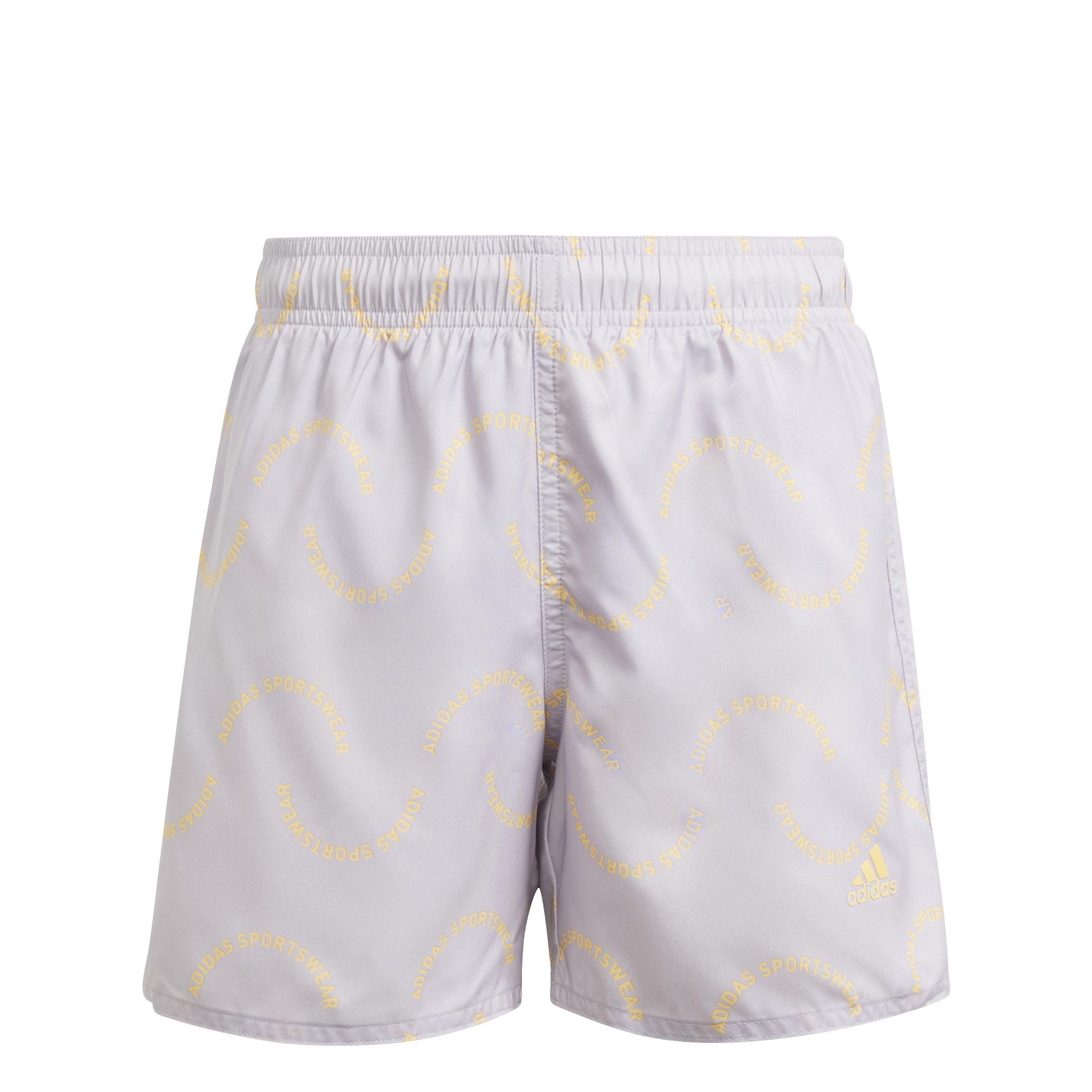 Kids Sportswear Wave Print Clx Swim Shorts, Purple, , large image number 1