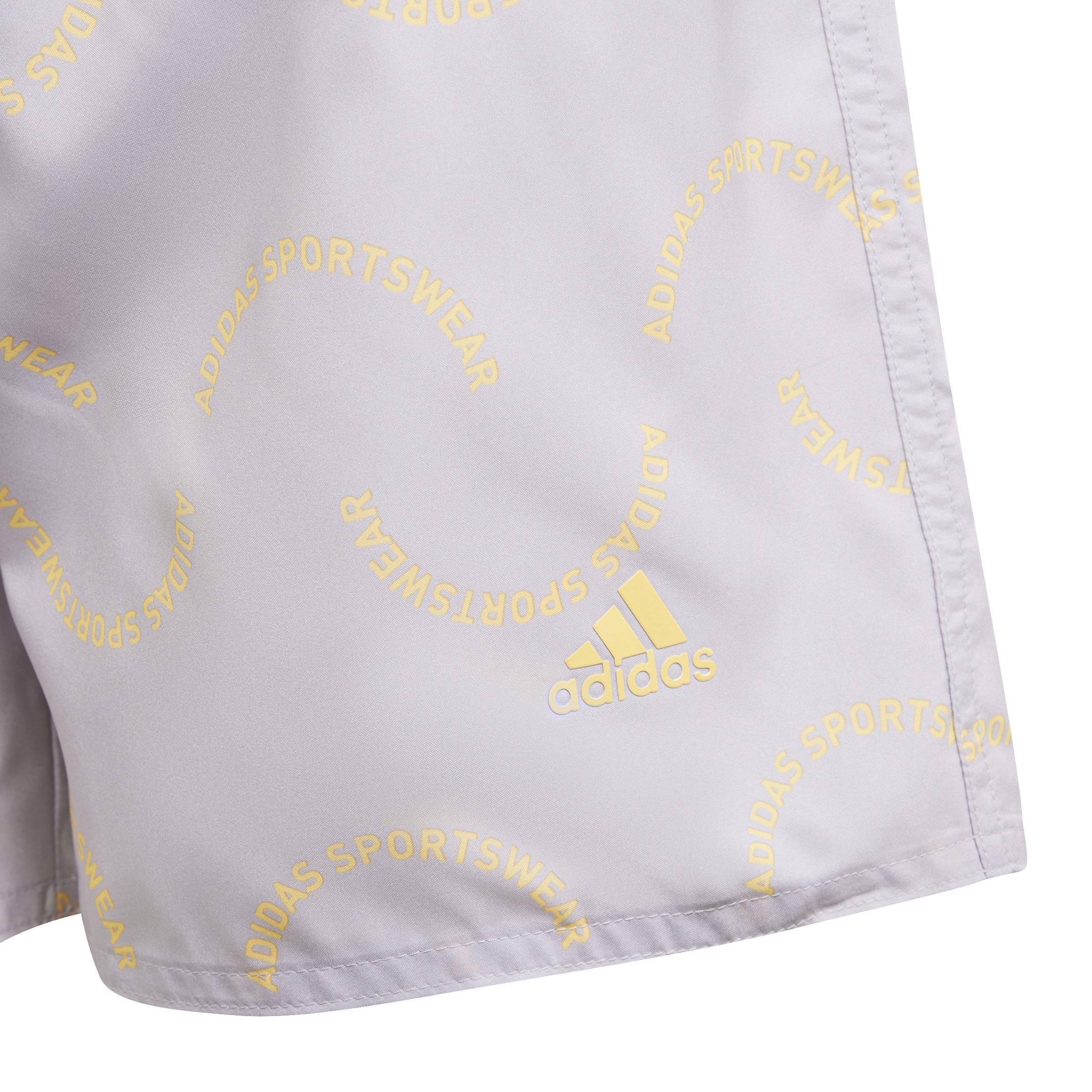 Kids Sportswear Wave Print Clx Swim Shorts, Purple, , large image number 4