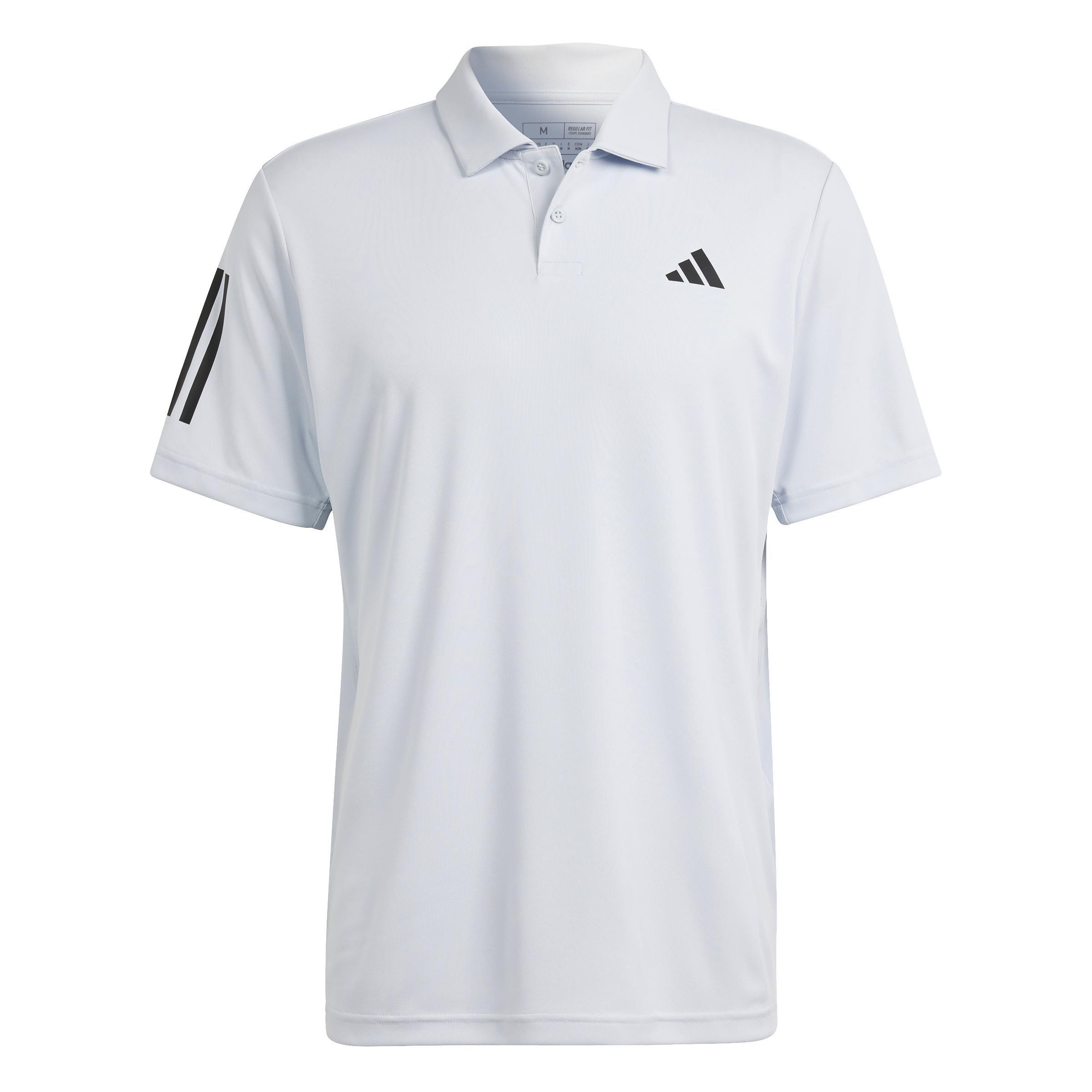 Club 3-Stripes Tennis Polo Shirt, Blue, A901_ONE, large image number 2