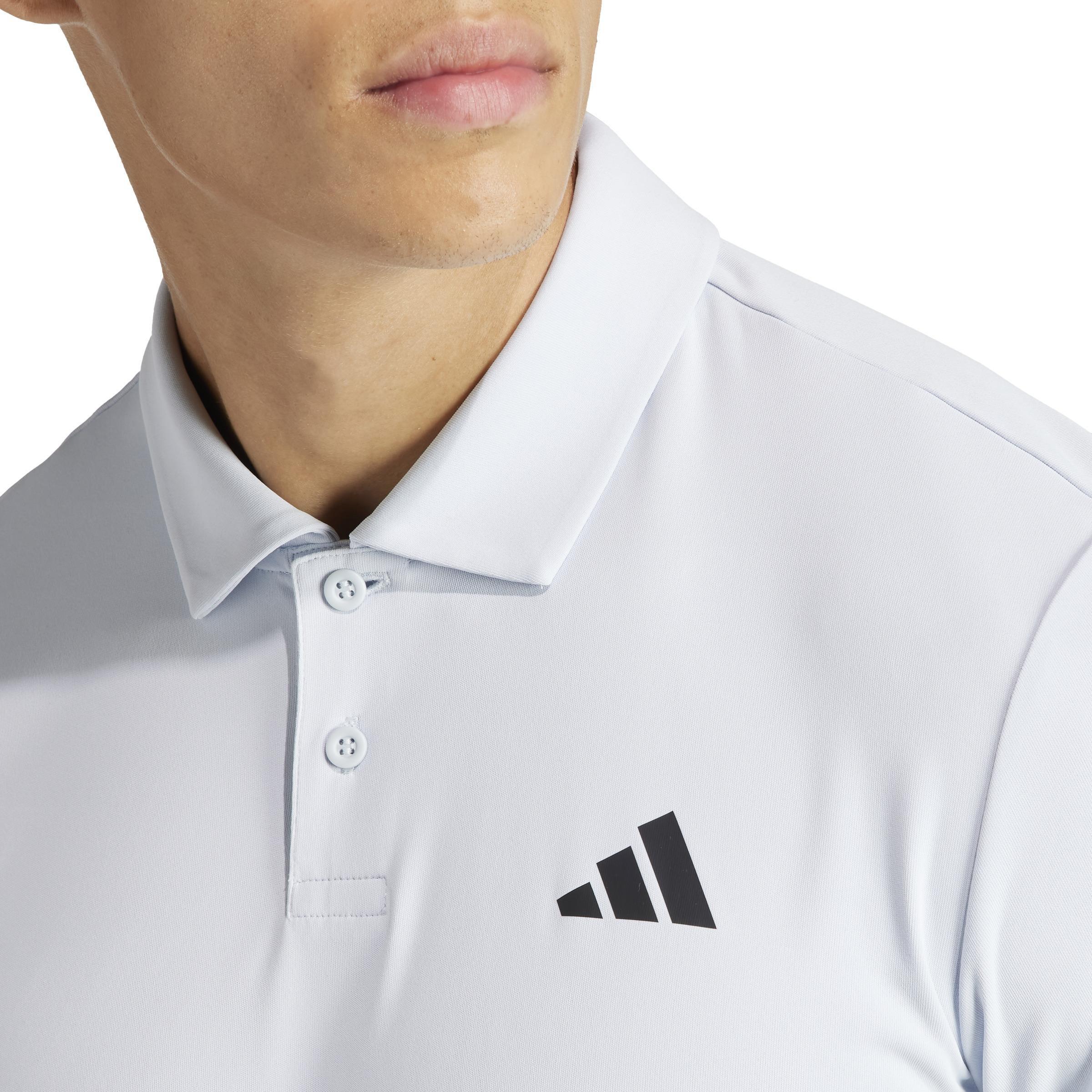 Club 3-Stripes Tennis Polo Shirt, Blue, A901_ONE, large image number 5