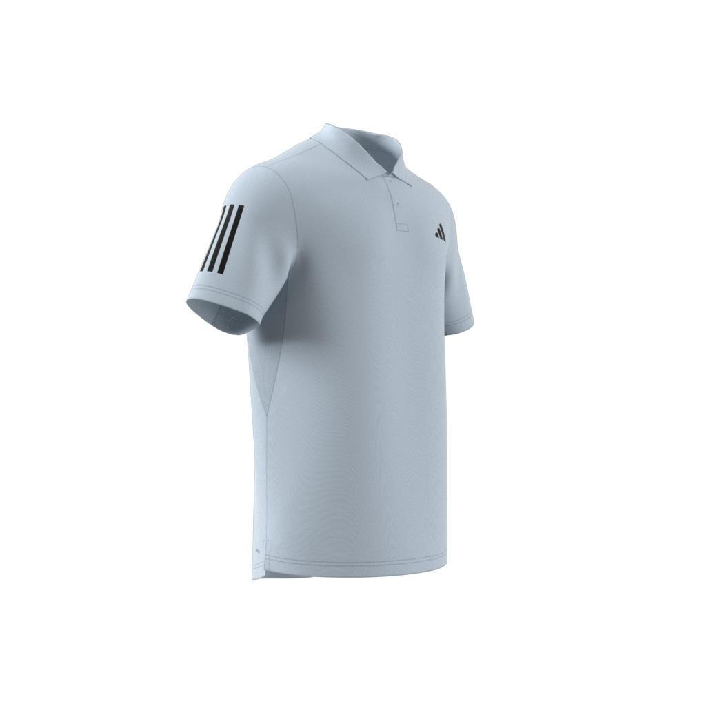 Club 3-Stripes Tennis Polo Shirt, Blue, A901_ONE, large image number 9