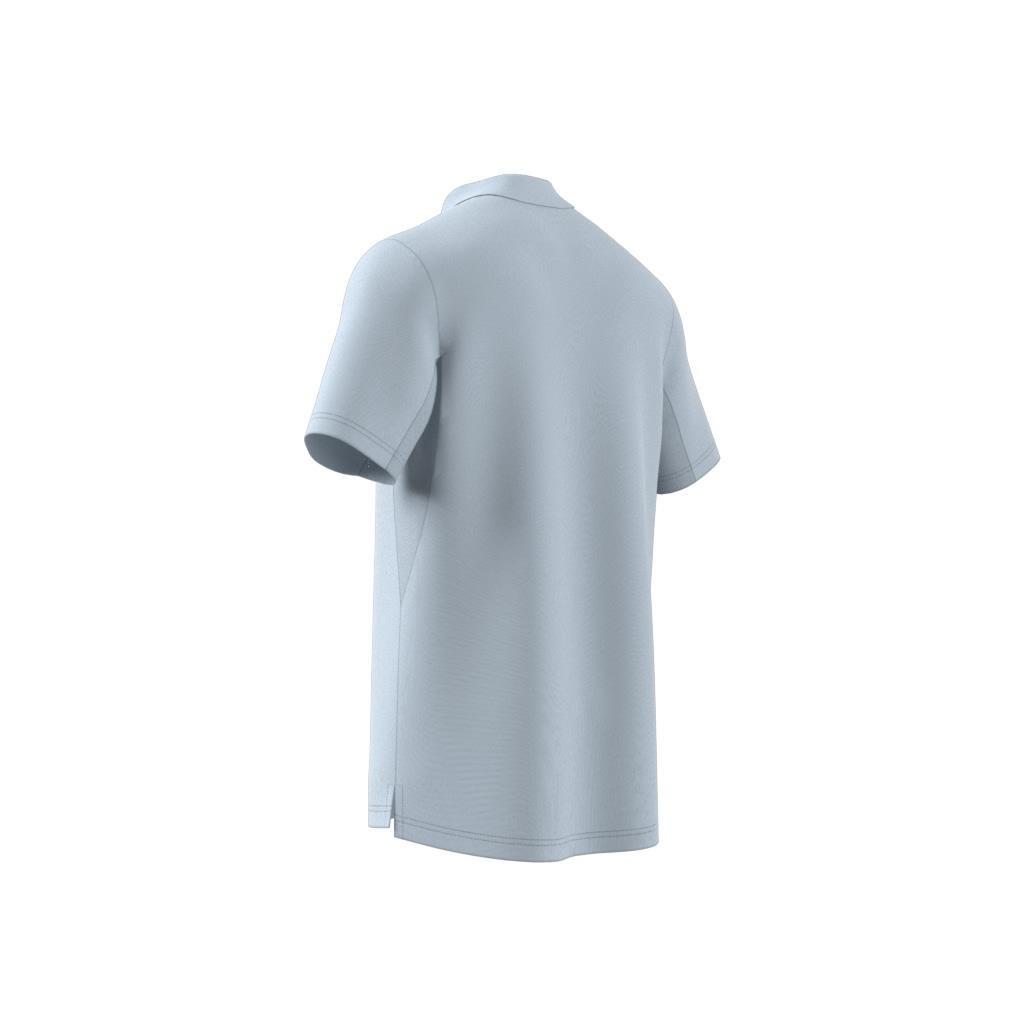 Club 3-Stripes Tennis Polo Shirt, Blue, A901_ONE, large image number 10