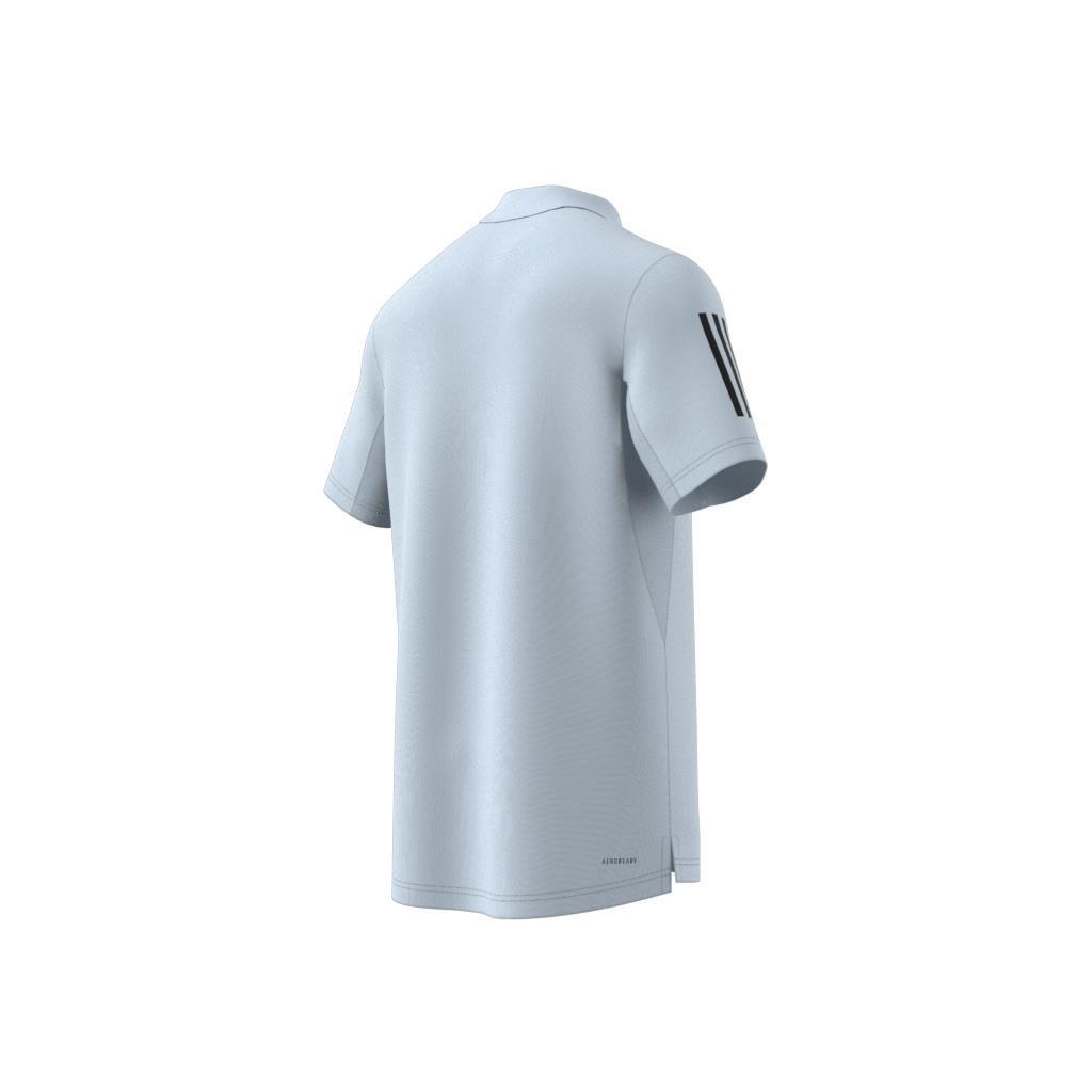 Club 3-Stripes Tennis Polo Shirt, Blue, A901_ONE, large image number 14