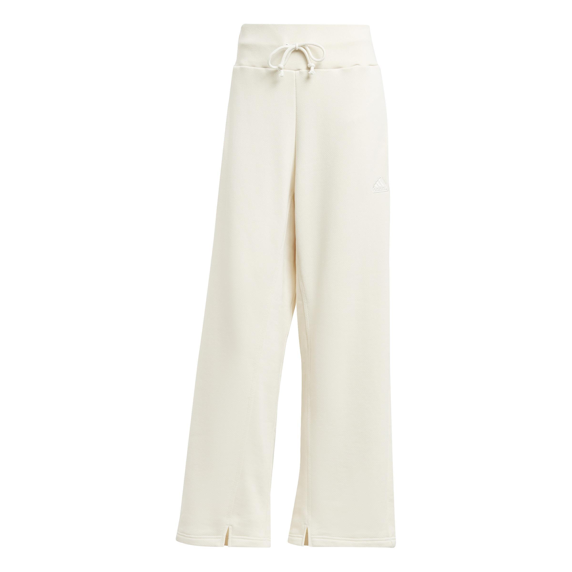 Lounge French Terry Straight Leg Joggers, White, , large image number 1