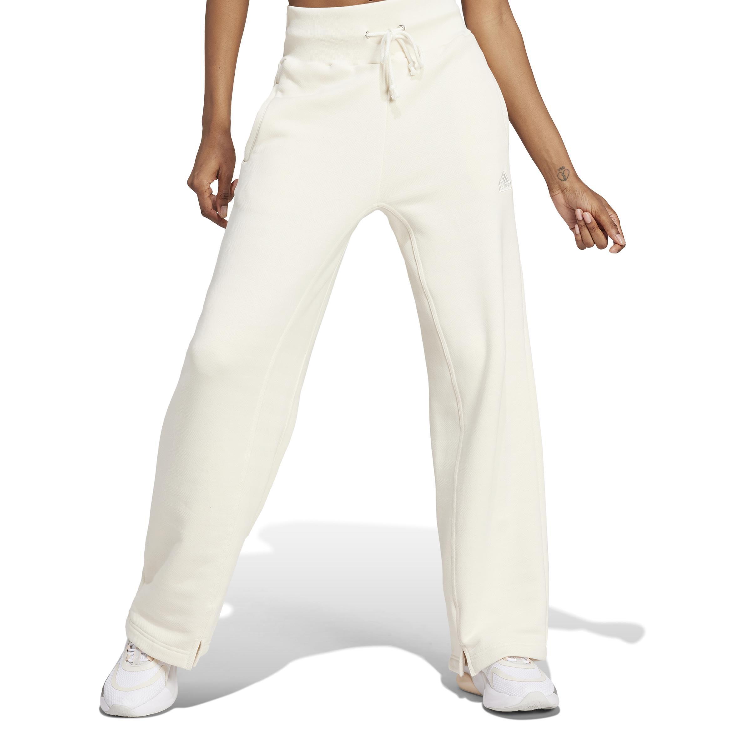 Lounge French Terry Straight Leg Joggers, White, , large image number 2