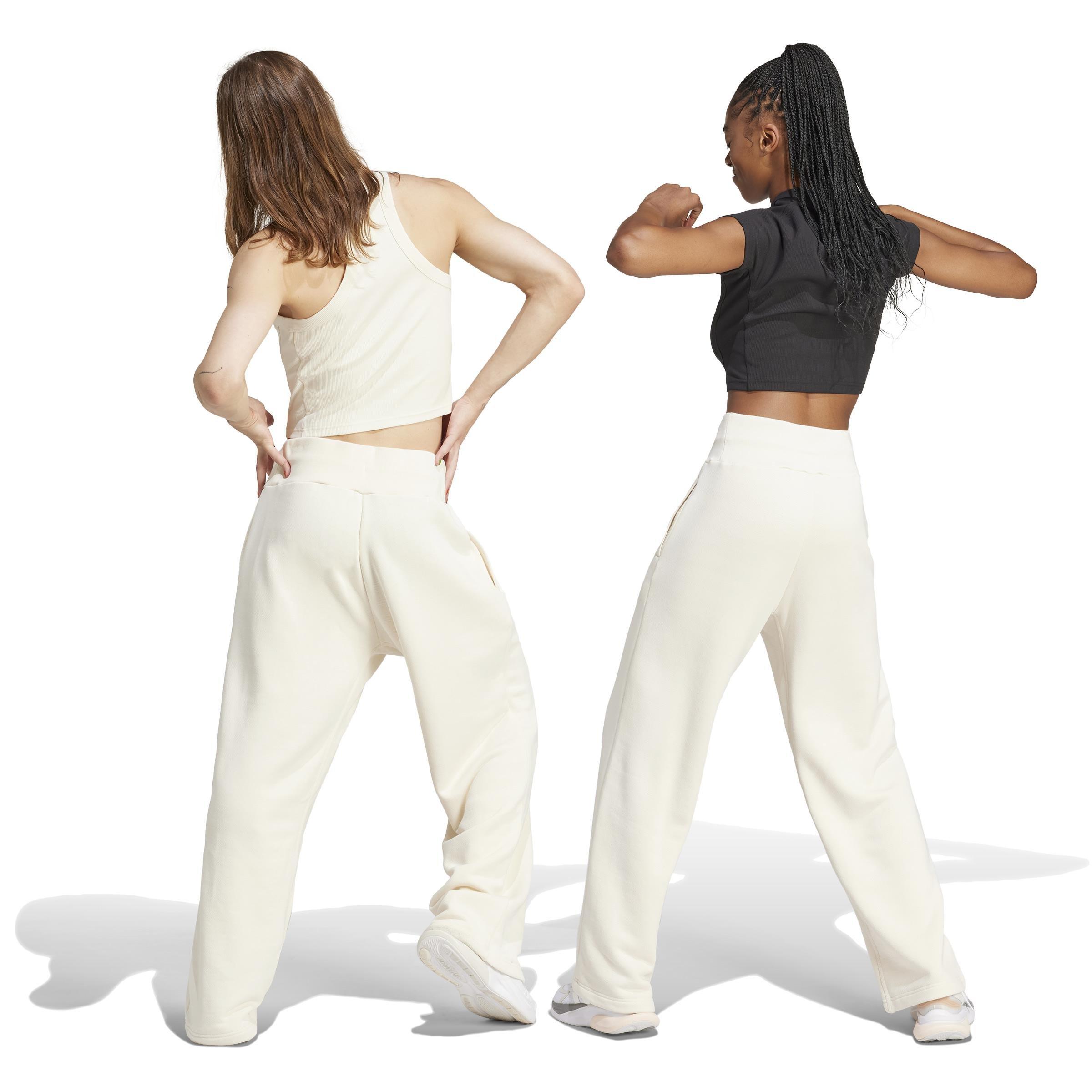 Lounge French Terry Straight Leg Joggers, White, , large image number 3