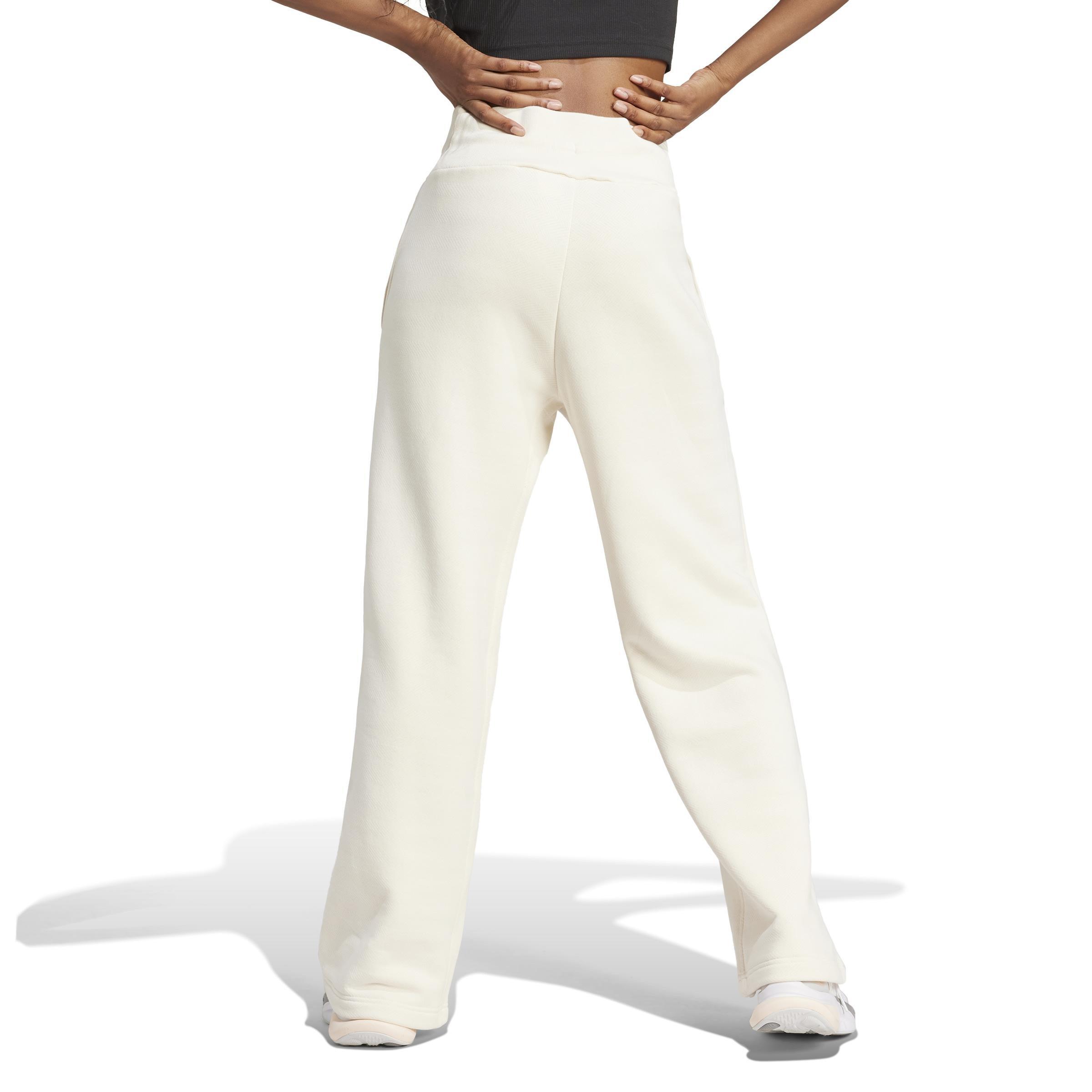 Lounge French Terry Straight Leg Joggers, White, , large image number 4