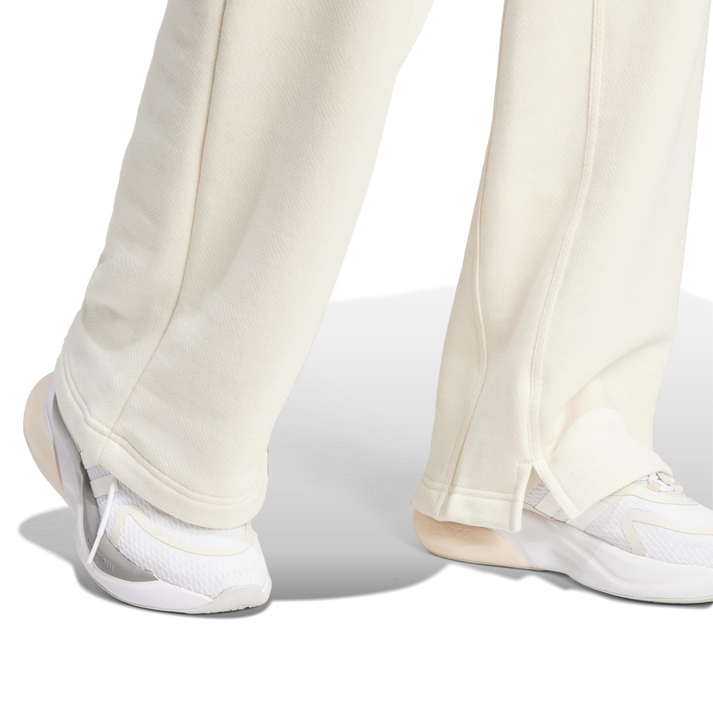 Lounge French Terry Straight Leg Joggers, White, , large image number 6