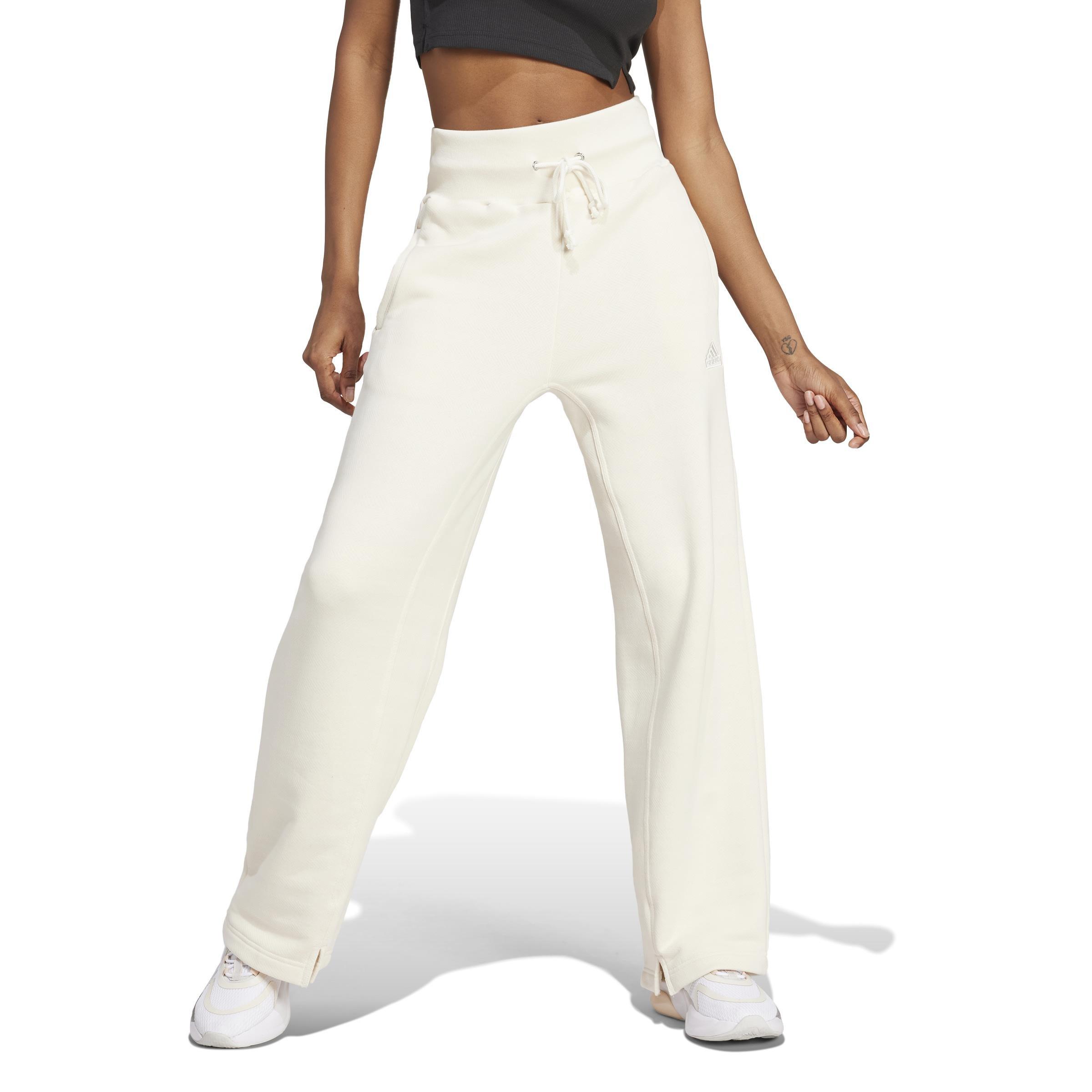 Lounge French Terry Straight Leg Joggers, White, , large image number 13