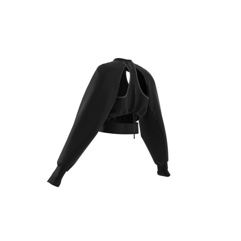 Designed By Rui Zhou Sweatshirt, Black, , large image number 6