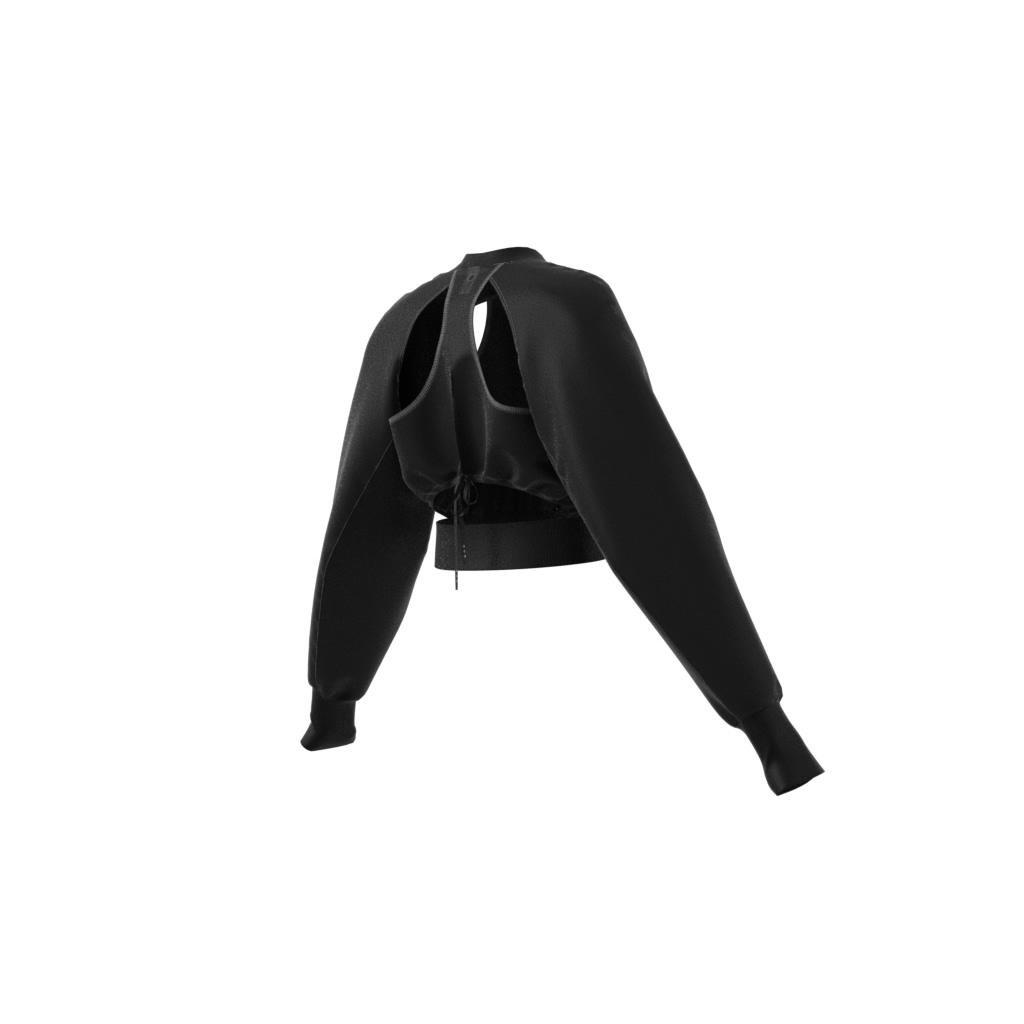 Designed By Rui Zhou Sweatshirt, Black, , large image number 7