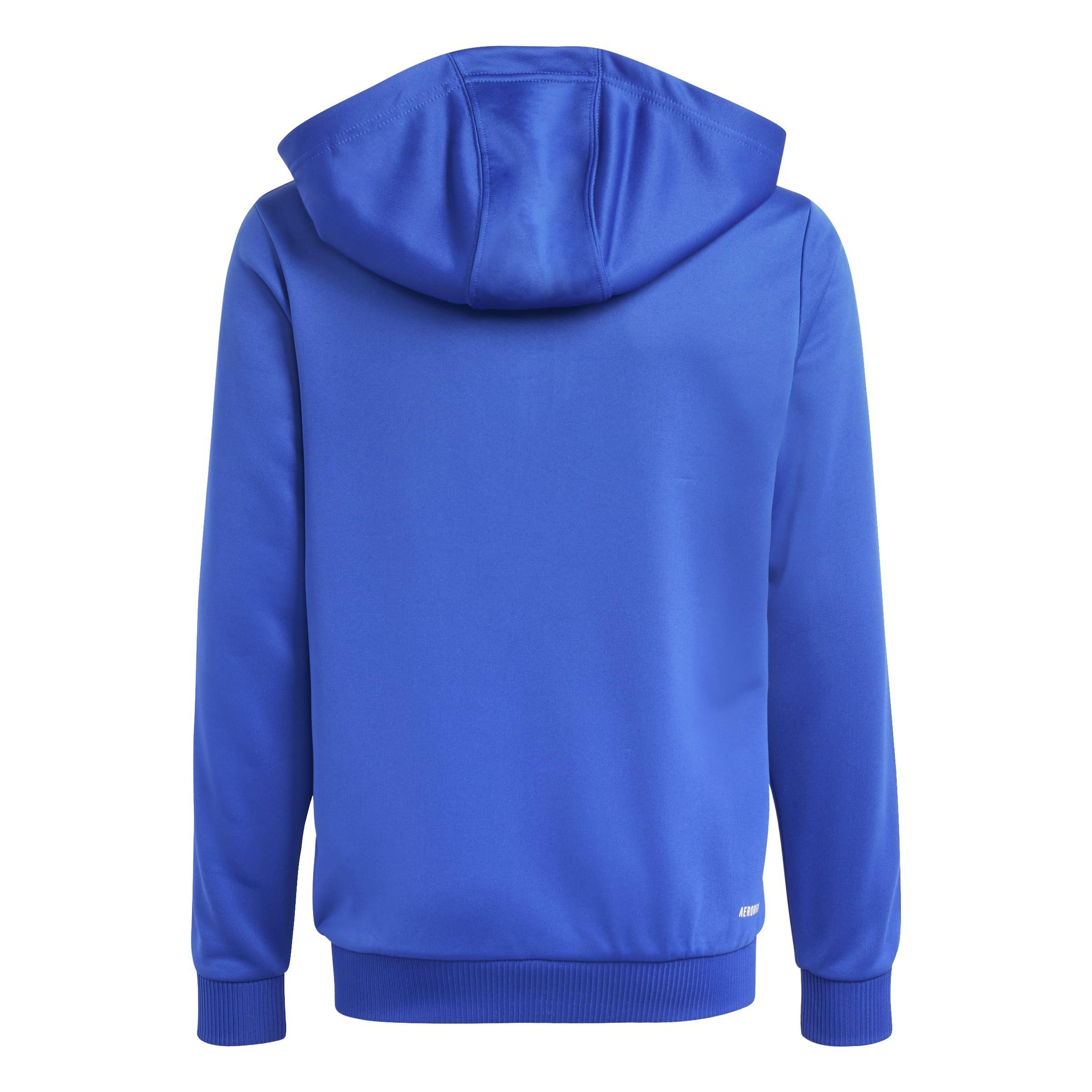 Kids Train Essentials AEROREADY 3-Stripes Regular-Fit Full-Zip Hoodie, Blue, , large image number 4