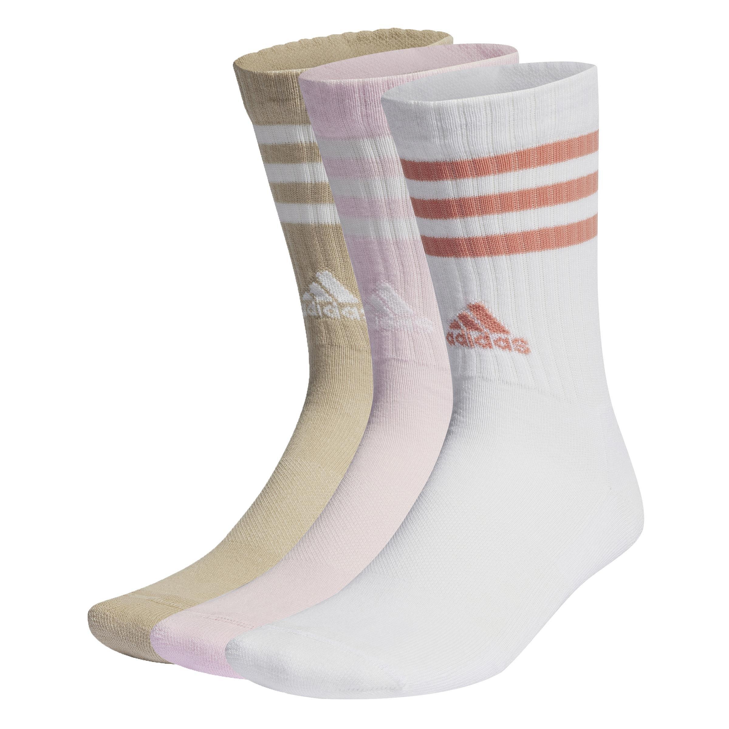 Unisex 3-Stripes Cushioned Sportswear Low-Cut Socks 3 Pairs, Multicolour, A901_ONE, large image number 1