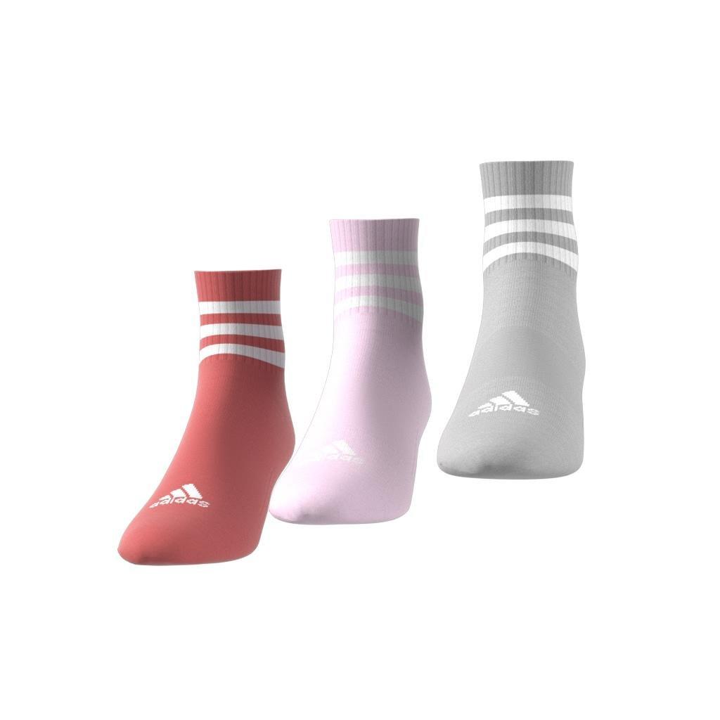 Unisex 3-Stripes Cushioned Sportswear Low-Cut Socks 3 Pairs, Multicolour, A901_ONE, large image number 2