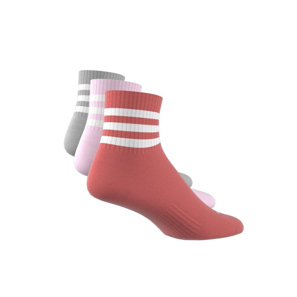 Unisex 3-Stripes Cushioned Sportswear Low-Cut Socks 3 Pairs, Multicolour, A901_ONE, large image number 7