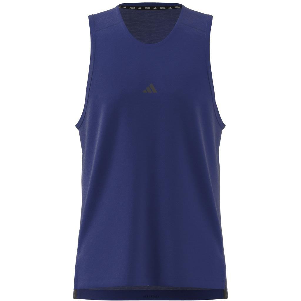 Yoga Training Tank Top, Blue, A901_ONE, large image number 4