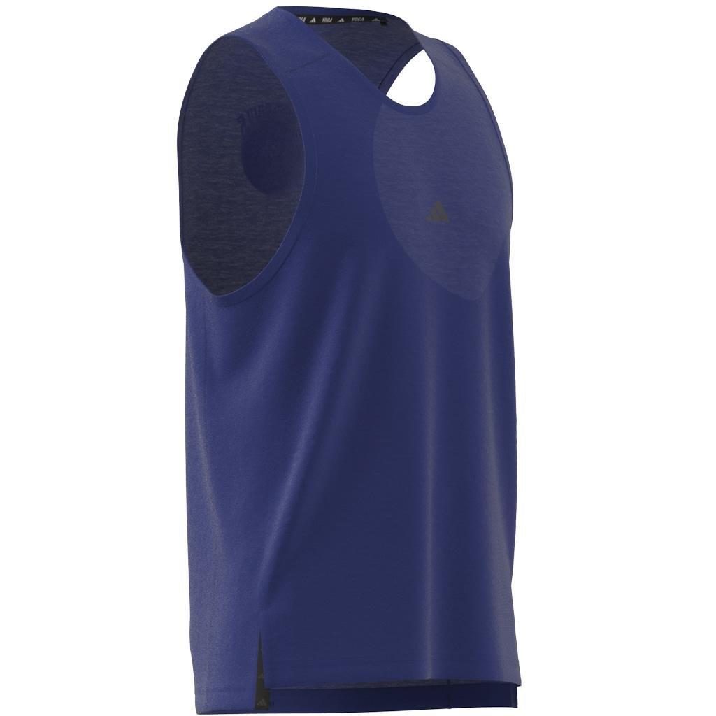 Yoga Training Tank Top, Blue, A901_ONE, large image number 5