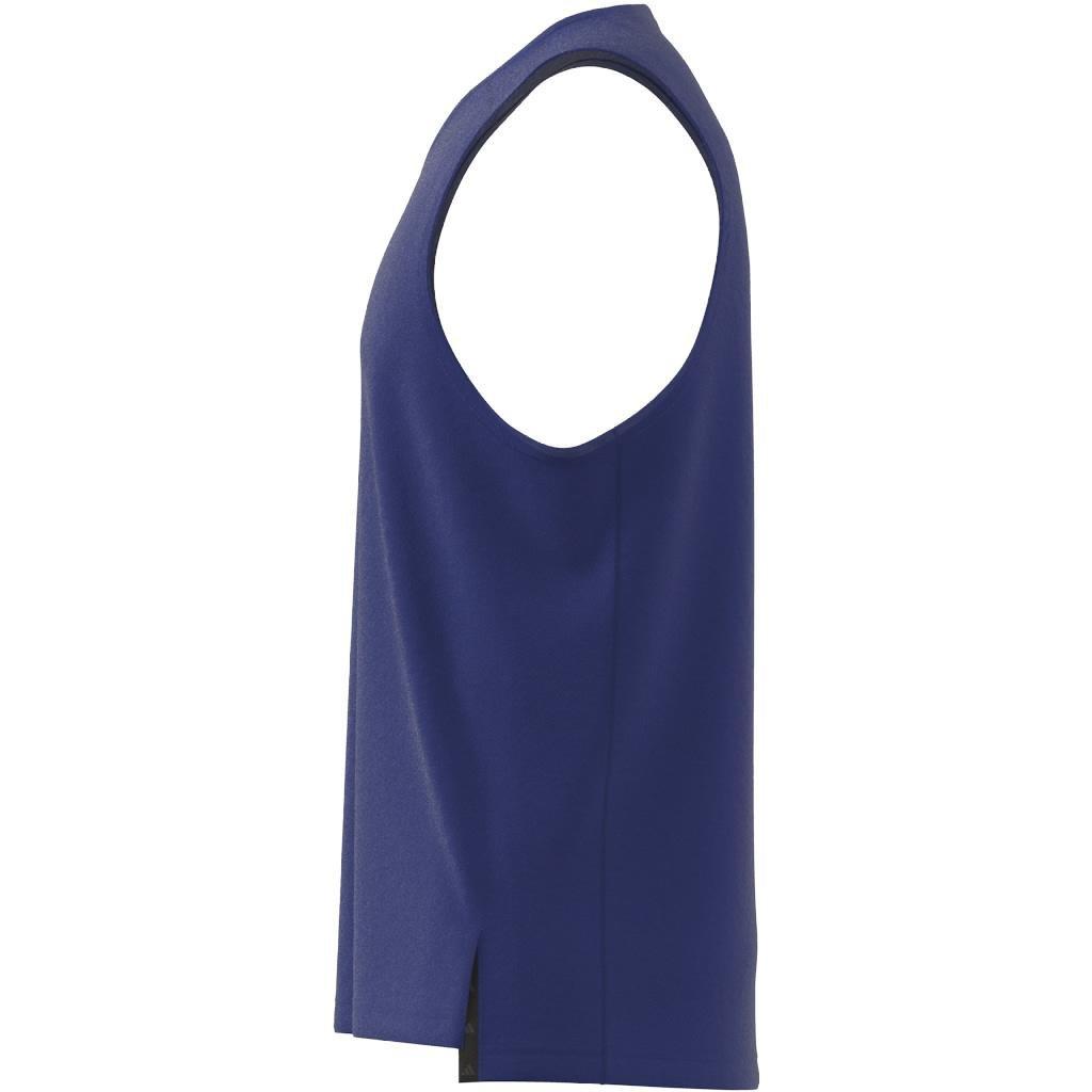 Yoga Training Tank Top, Blue, , large image number 7
