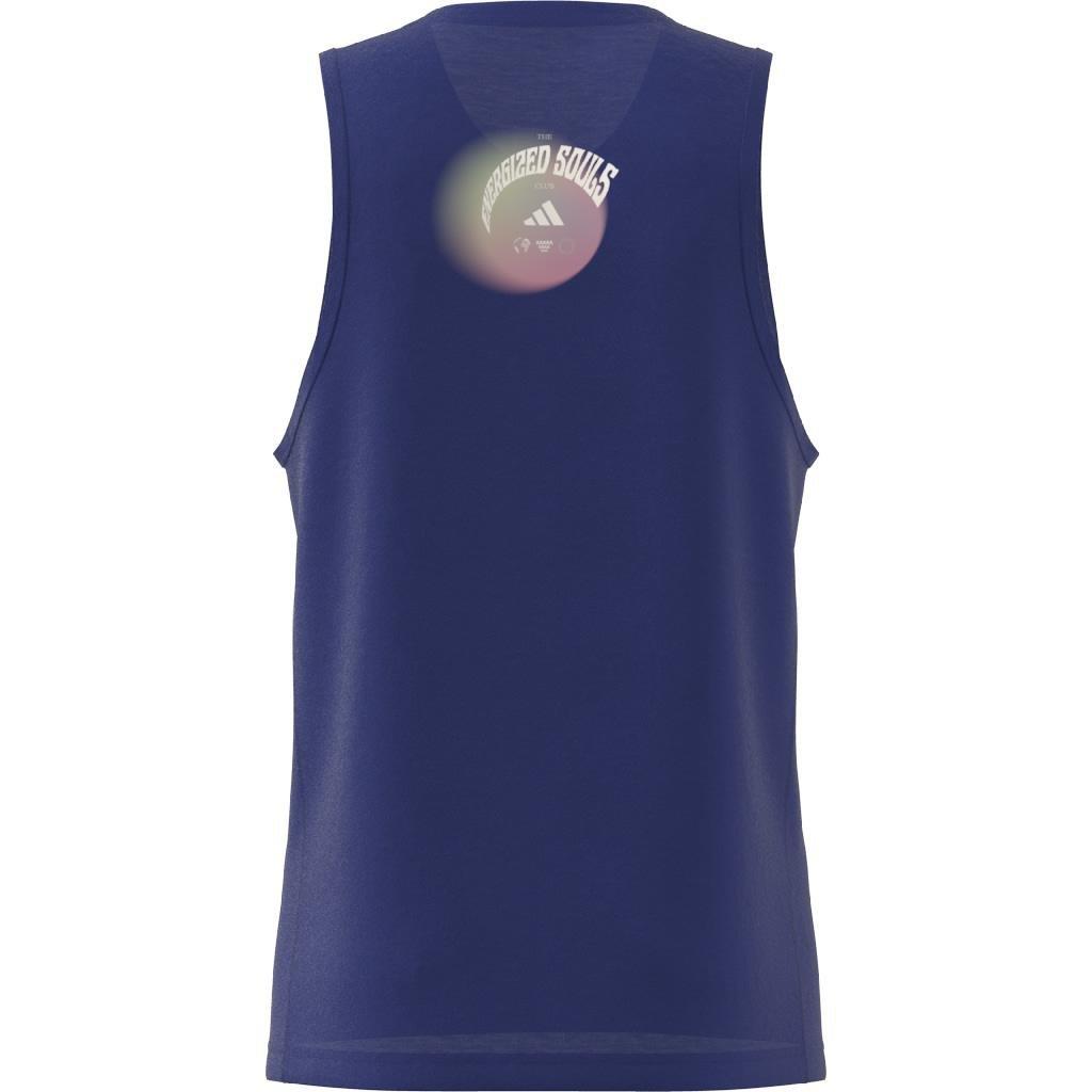 Yoga Training Tank Top, Blue, A901_ONE, large image number 10