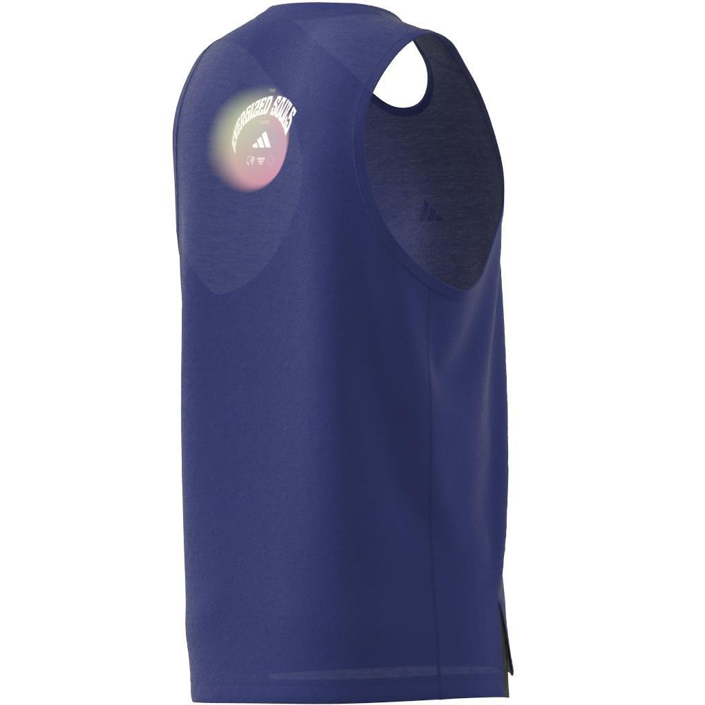 Yoga Training Tank Top, Blue, A901_ONE, large image number 13