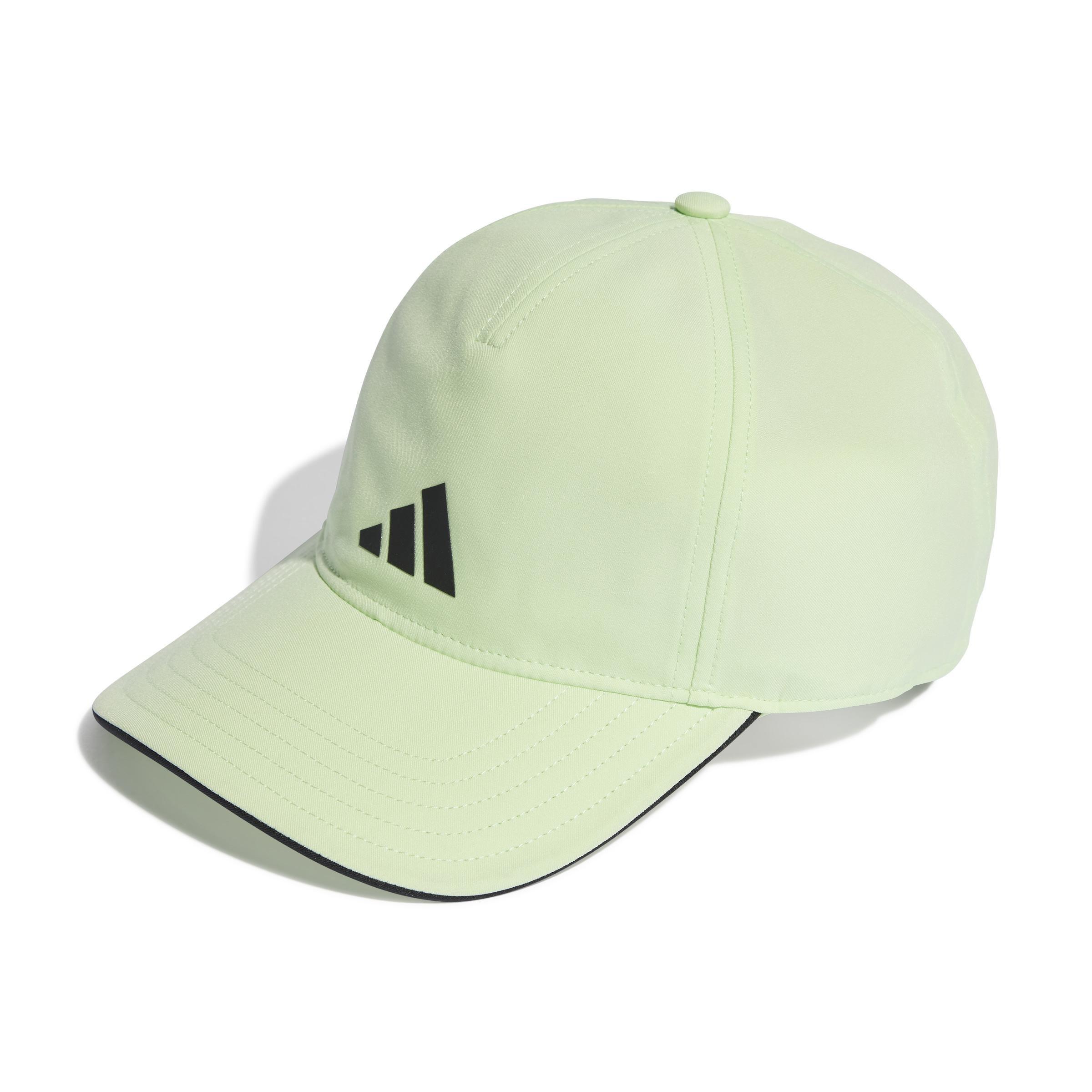 Unisex Aeroready Training Running Baseball Cap, Green, , large image number 0