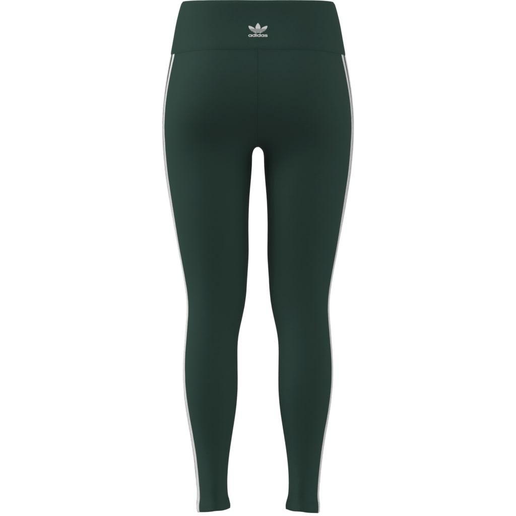 3-Stripes Leggings, Green, A901_ONE, large image number 6