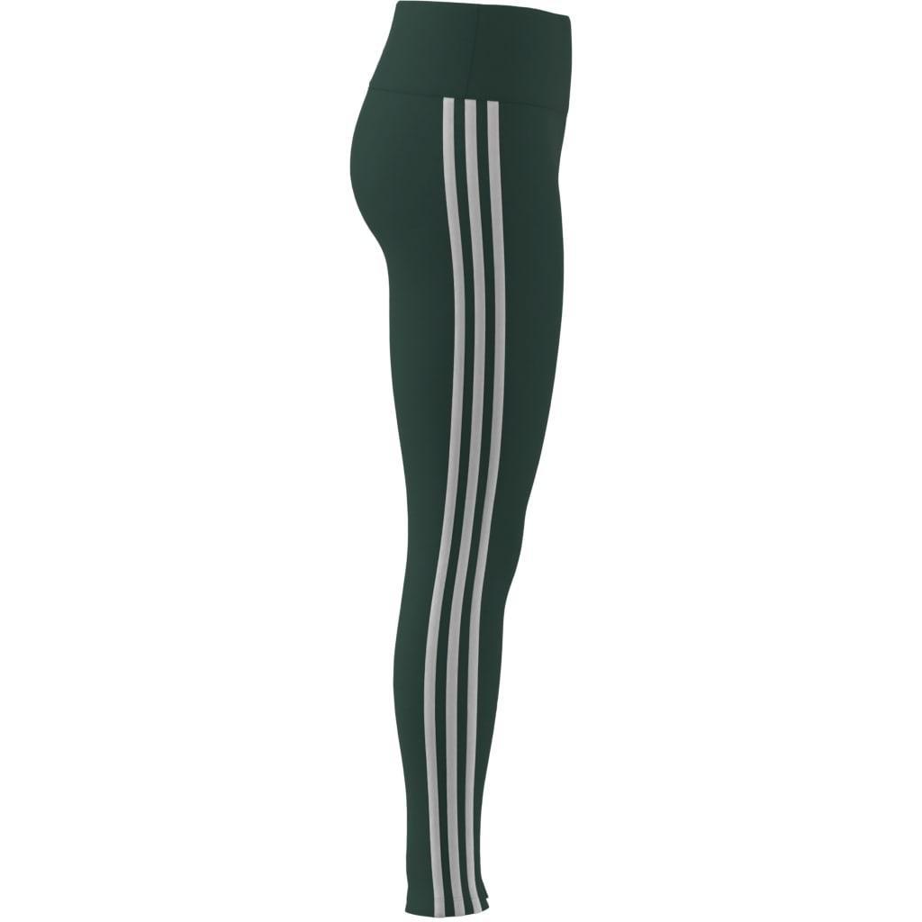 3-Stripes Leggings, Green, A901_ONE, large image number 8
