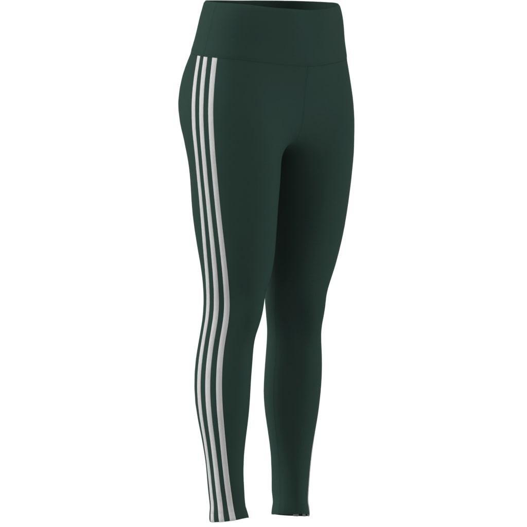 3-Stripes Leggings, Green, A901_ONE, large image number 10