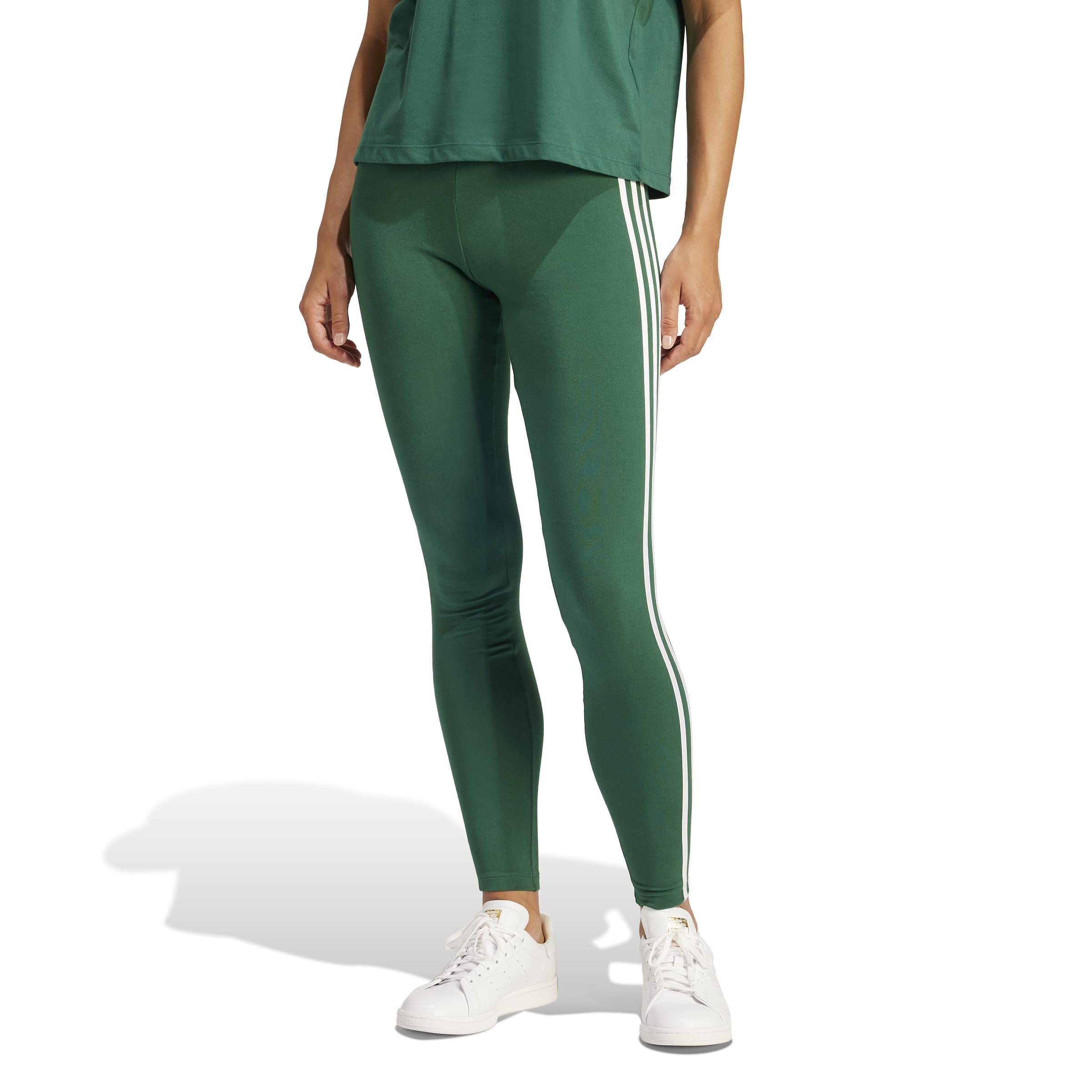 3-Stripes Leggings, Green, A901_ONE, large image number 13