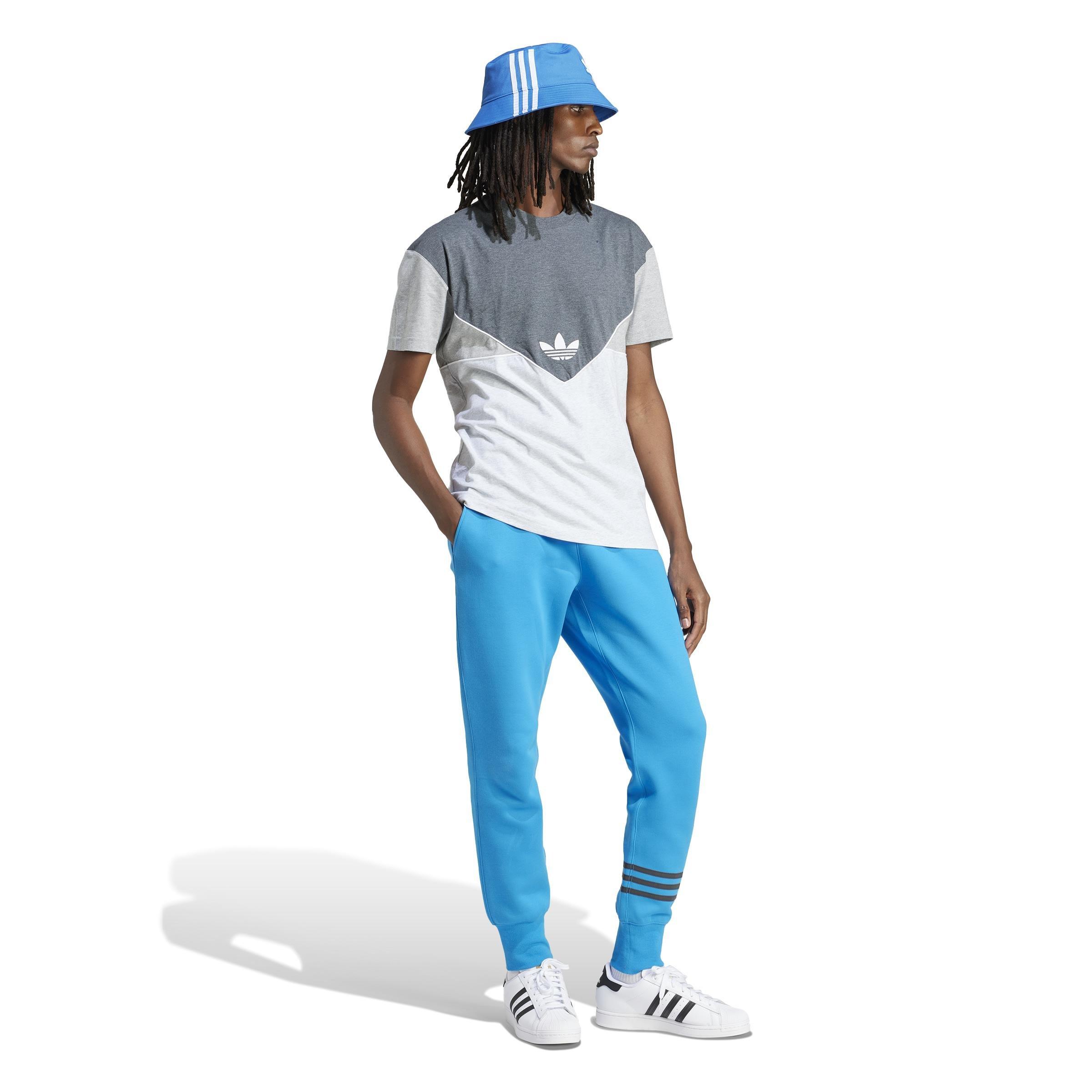 Street Neuclassics Cuffed Sweat Tracksuit Bottoms, Blue, , large image number 1
