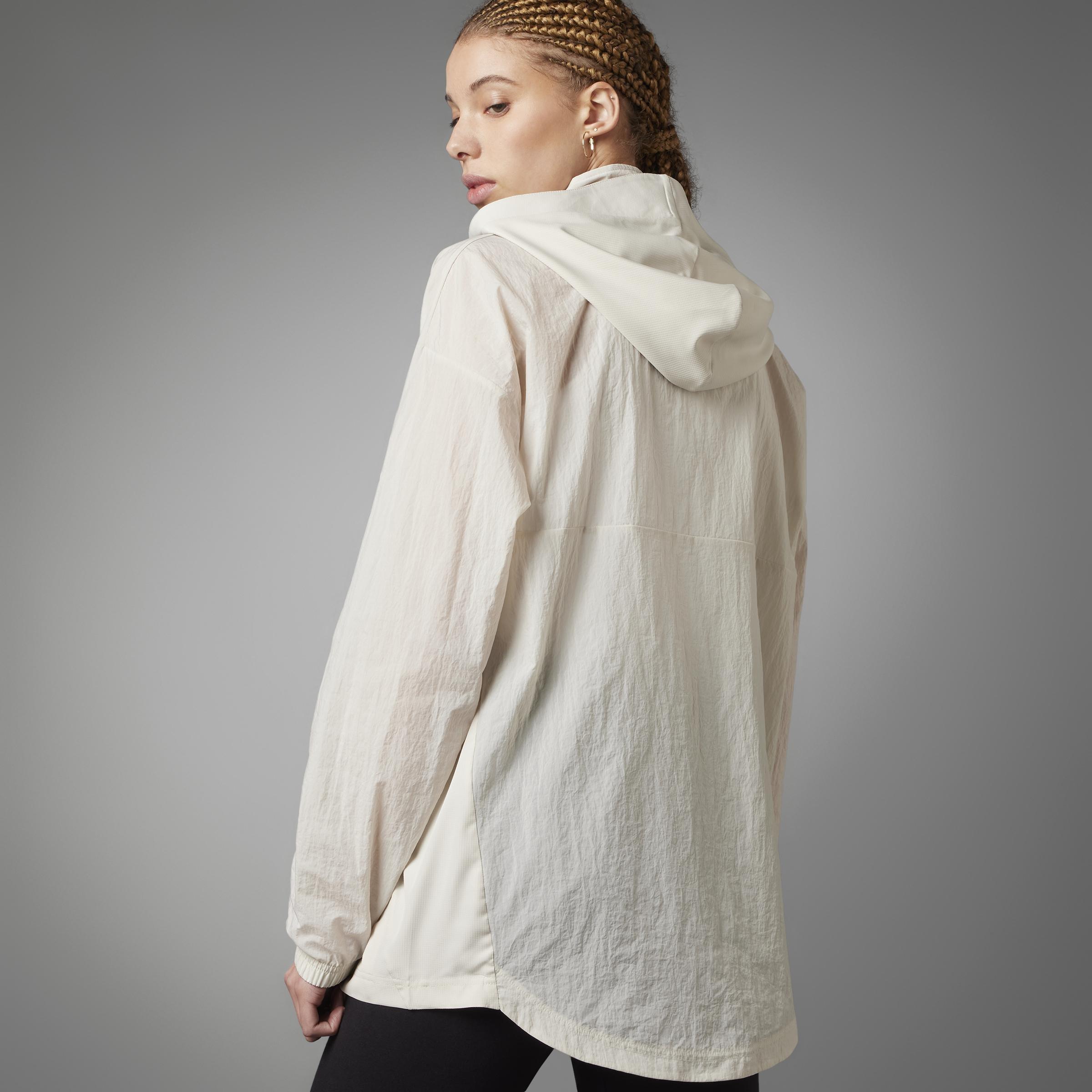Unisex Lift Your Mind Windbreaker, Beige, , large image number 2
