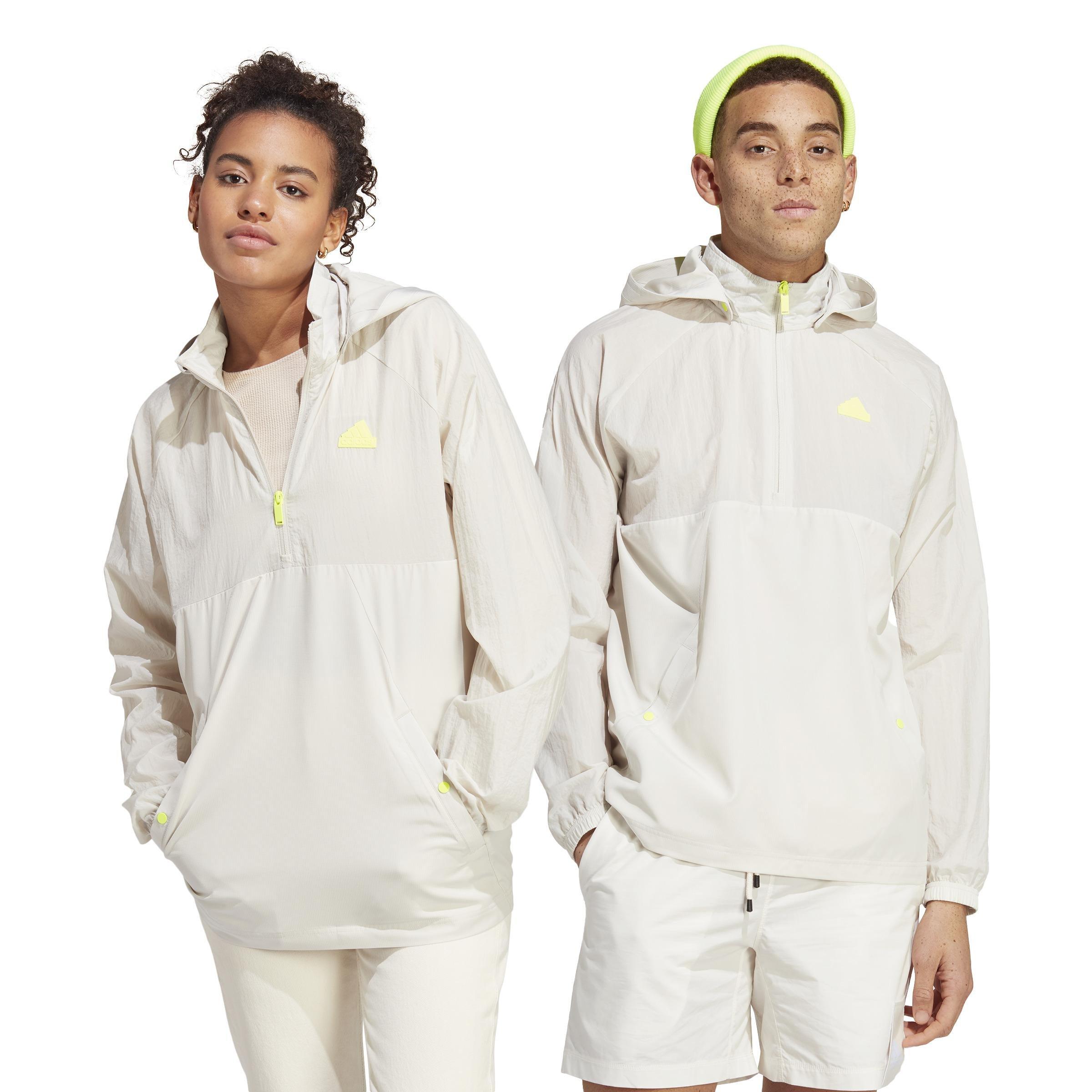 Unisex Lift Your Mind Windbreaker, Beige, , large image number 7