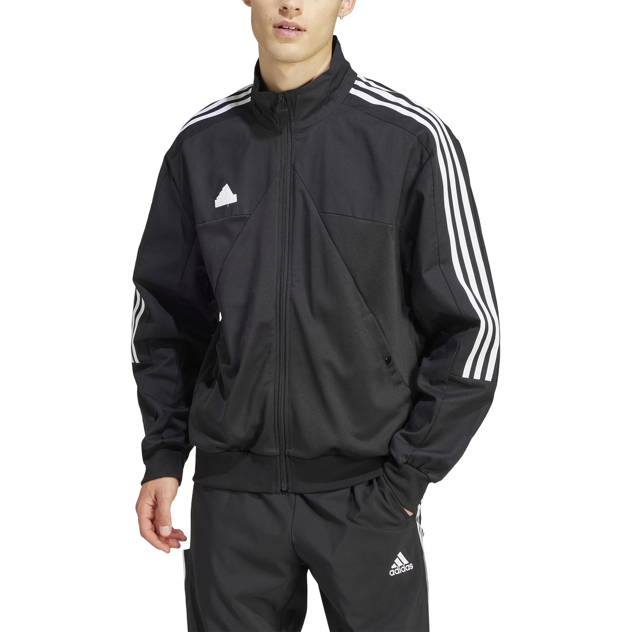 Tiro Material Mix Track Top, Black, , large image number 0