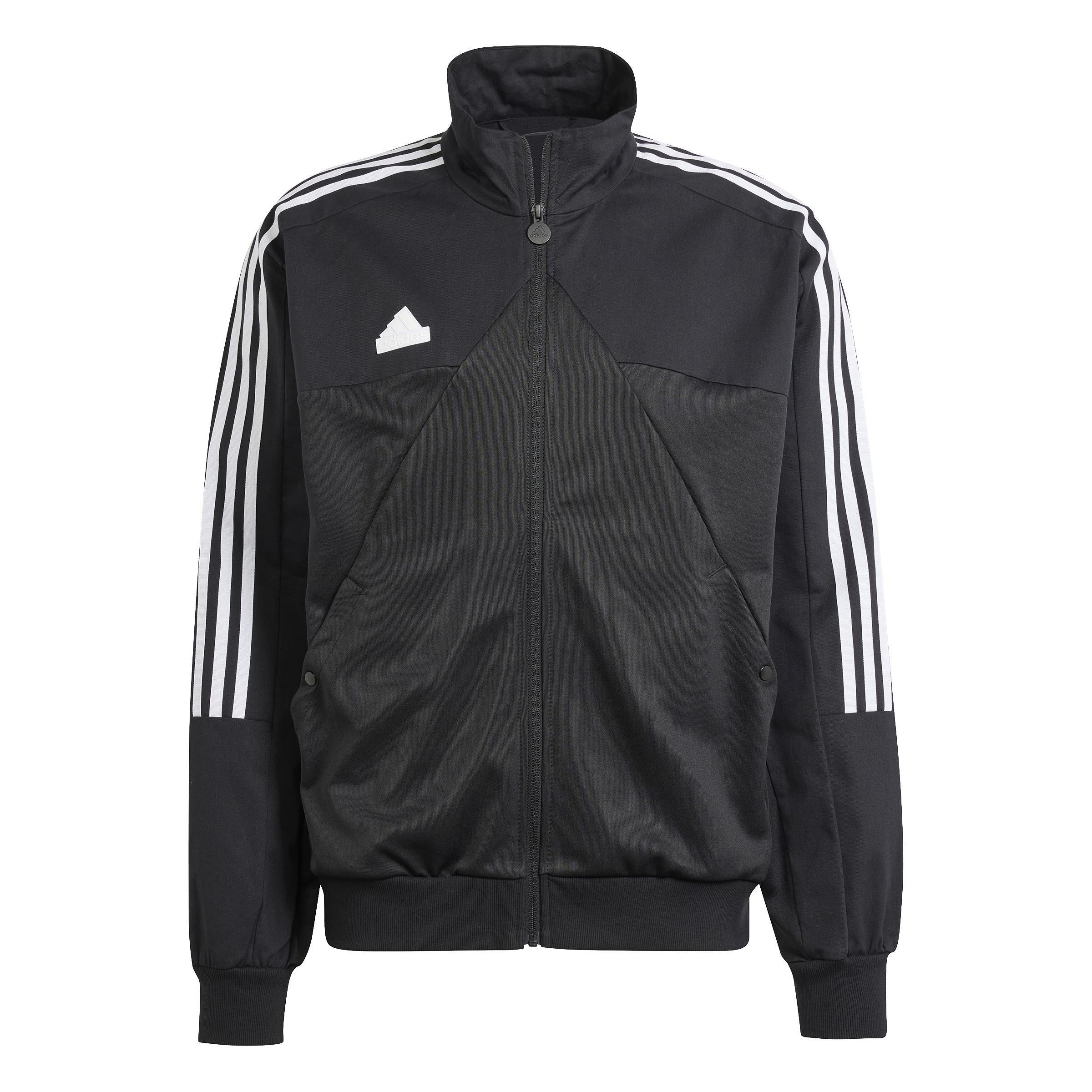 Tiro Material Mix Track Top, Black, , large image number 1