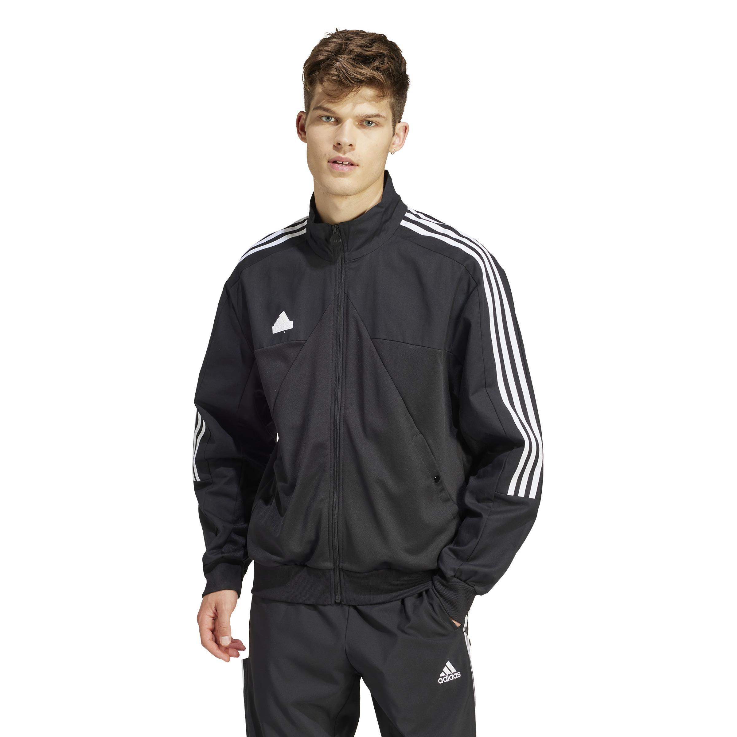 Tiro Material Mix Track Top, Black, , large image number 6