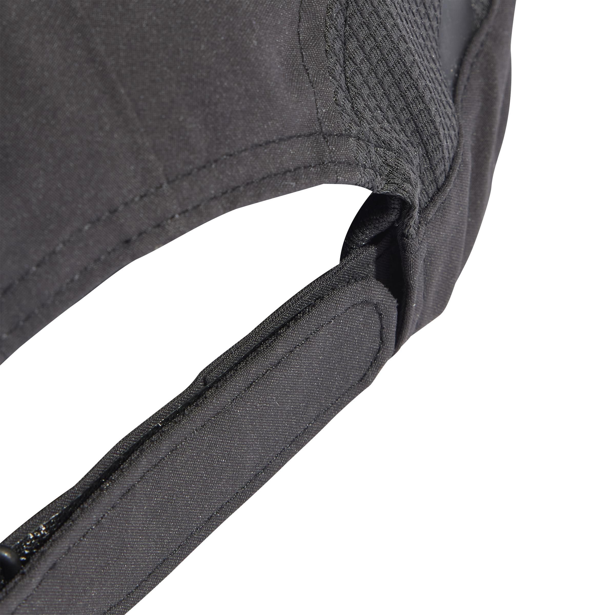 Unisex HEAT.RDY 3-Panel Cap, Black, , large image number 3
