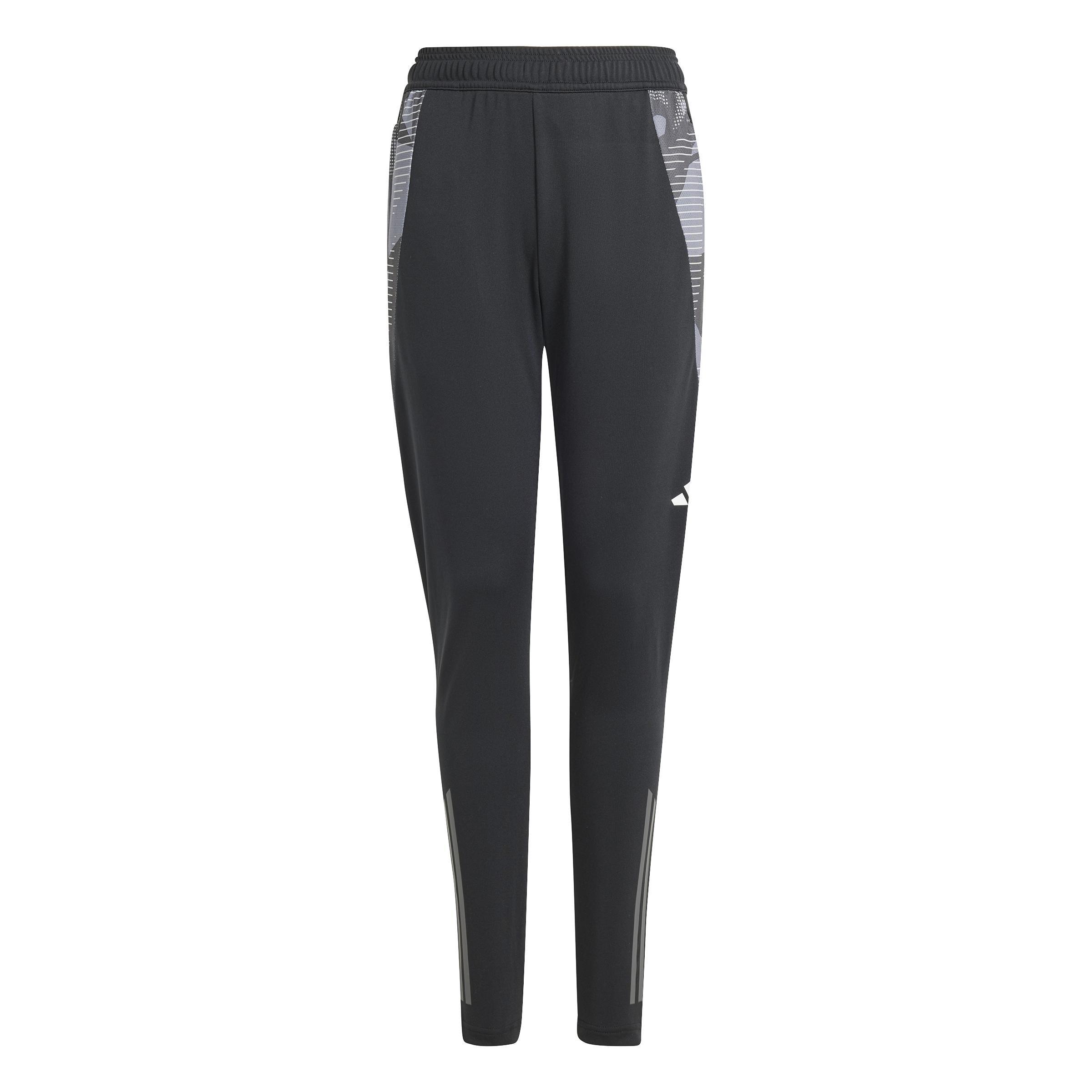 Unisex Kids Tiro 24 Competition Training Tracksuit Bottoms, Black, , large image number 1