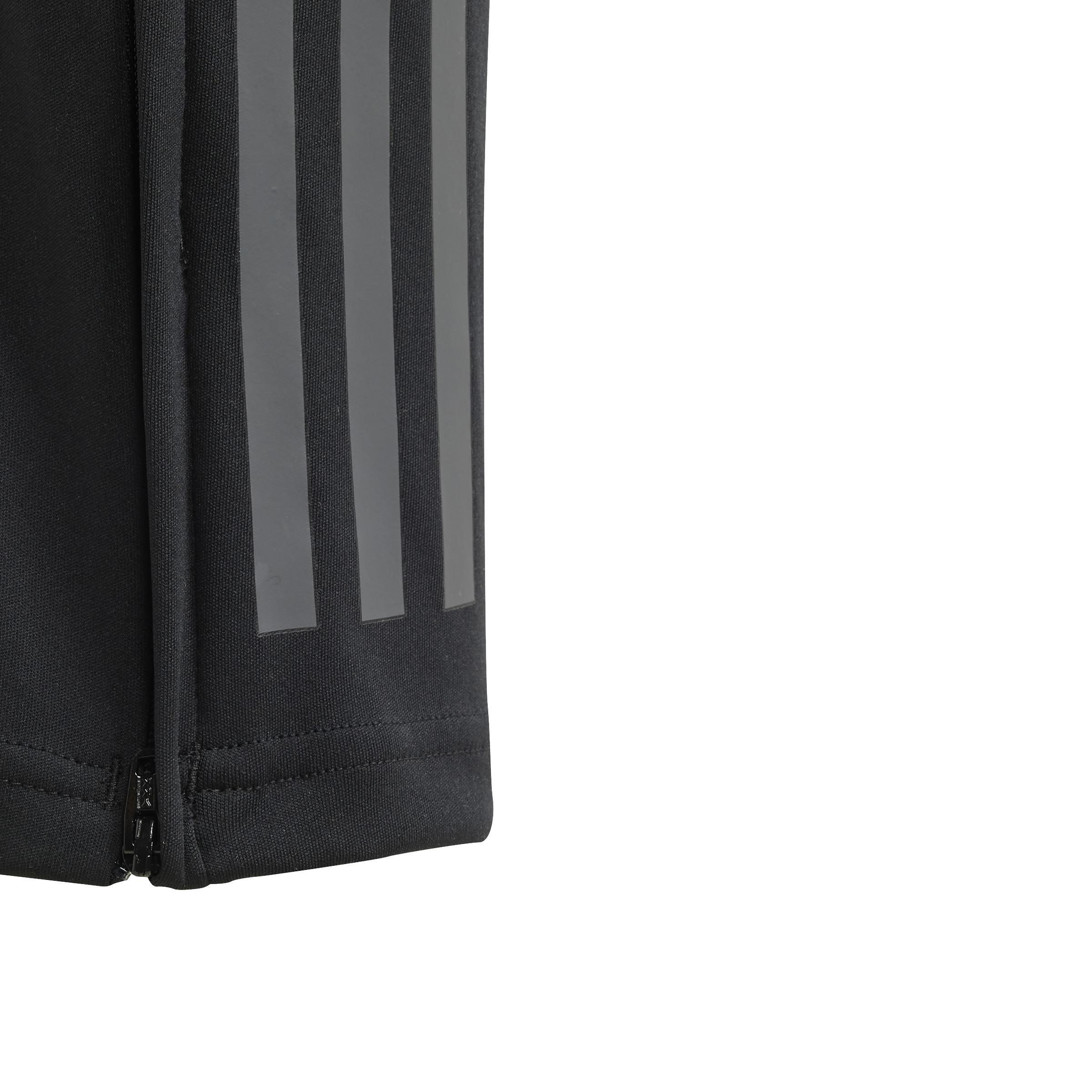 Unisex Kids Tiro 24 Competition Training Tracksuit Bottoms, Black, , large image number 5