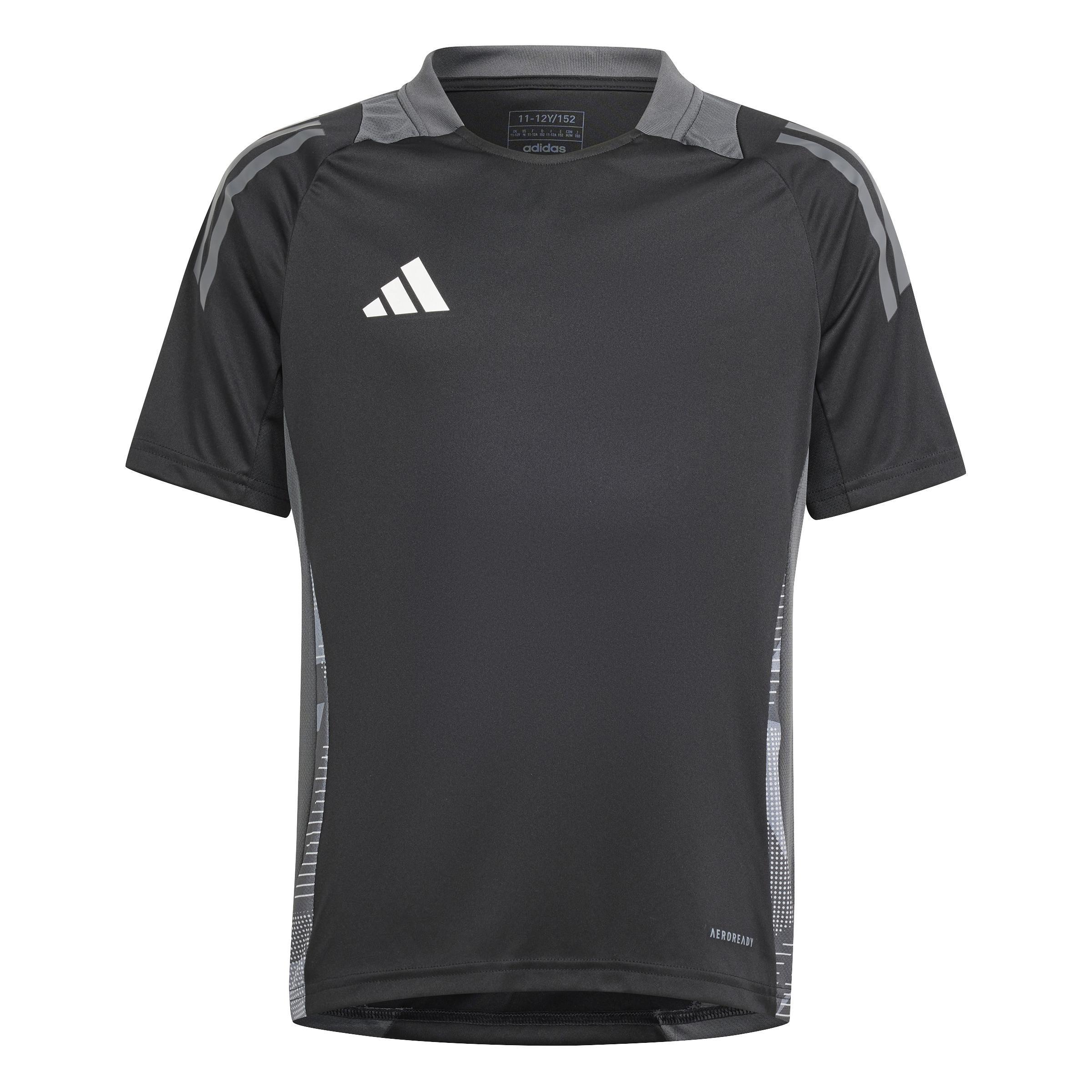 Unisex Kids Tiro 24 Competition Training Jersey, Black, A901_ONE, large image number 0