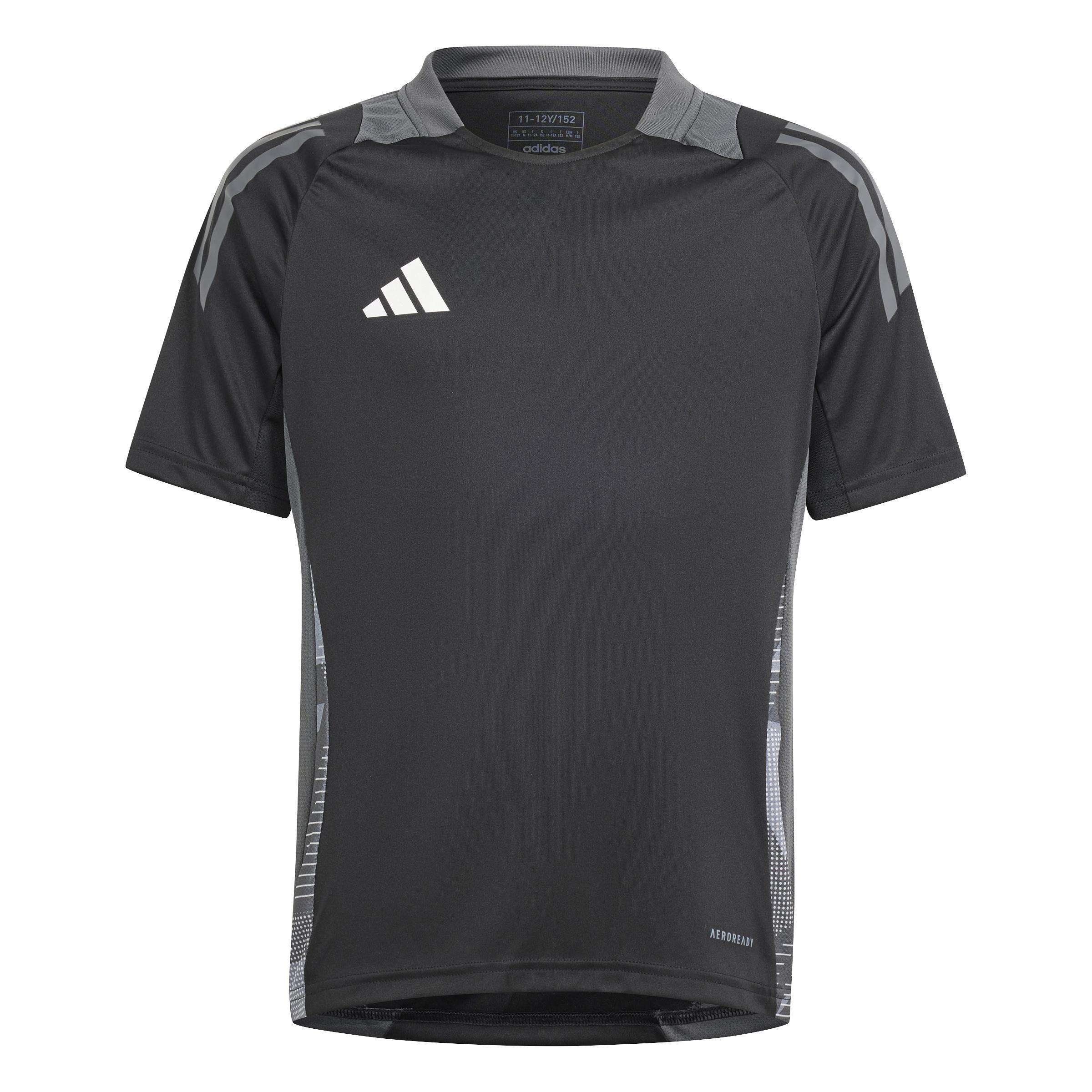 Unisex Kids Tiro 24 Competition Training Jersey, Black, A901_ONE, large image number 1