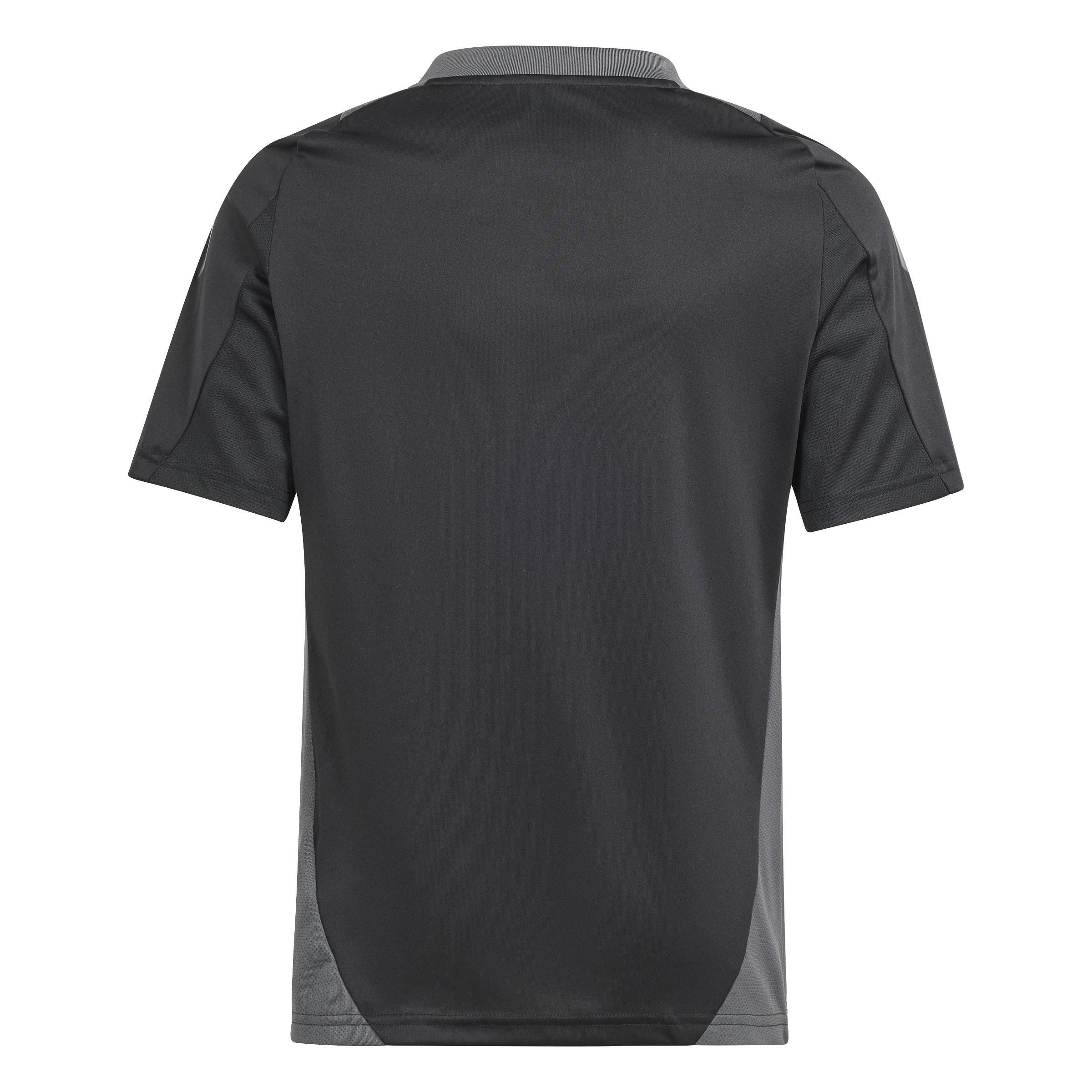 Unisex Kids Tiro 24 Competition Training Jersey, Black, A901_ONE, large image number 2